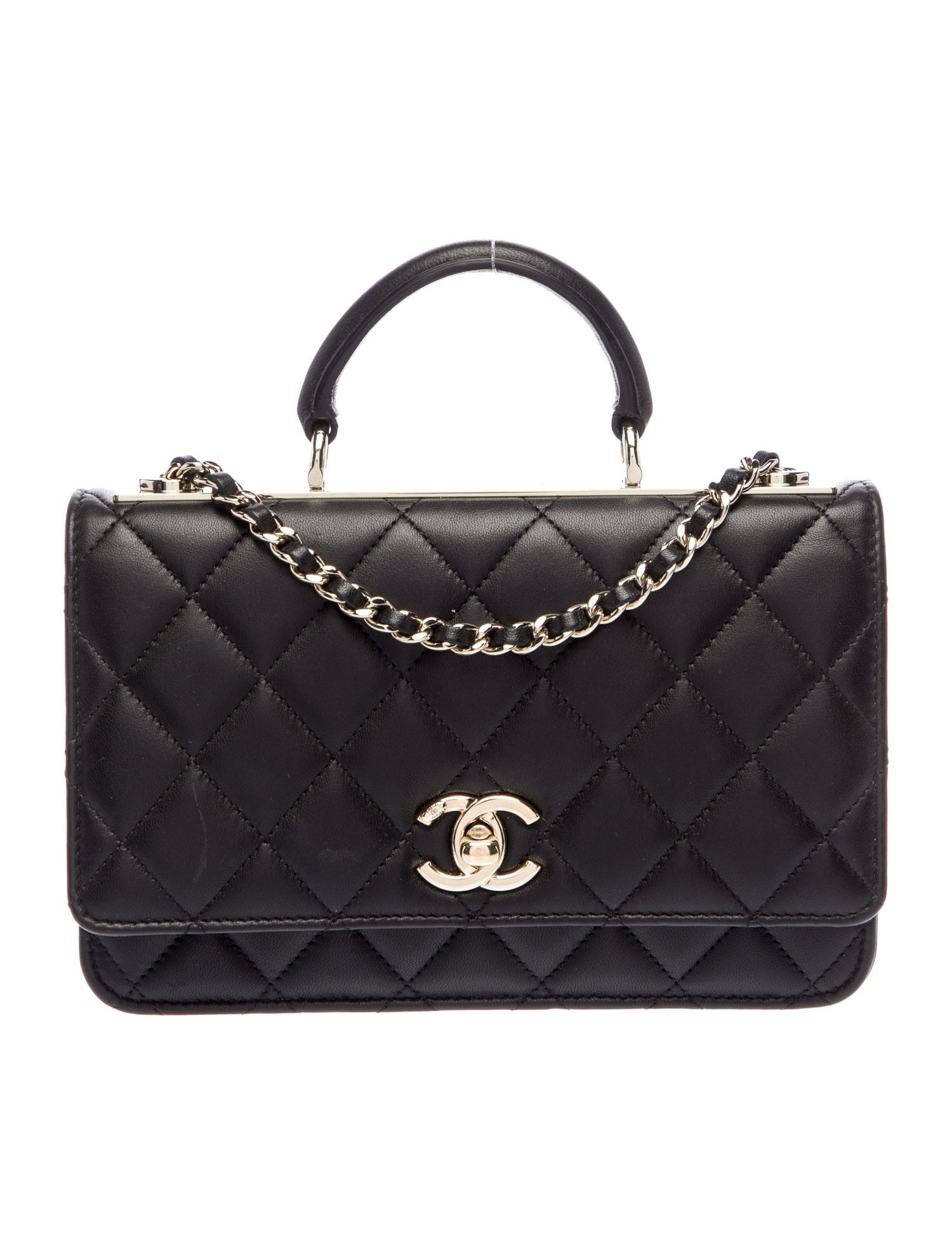 Chanel Trendy Top Handle Wallet On Chain