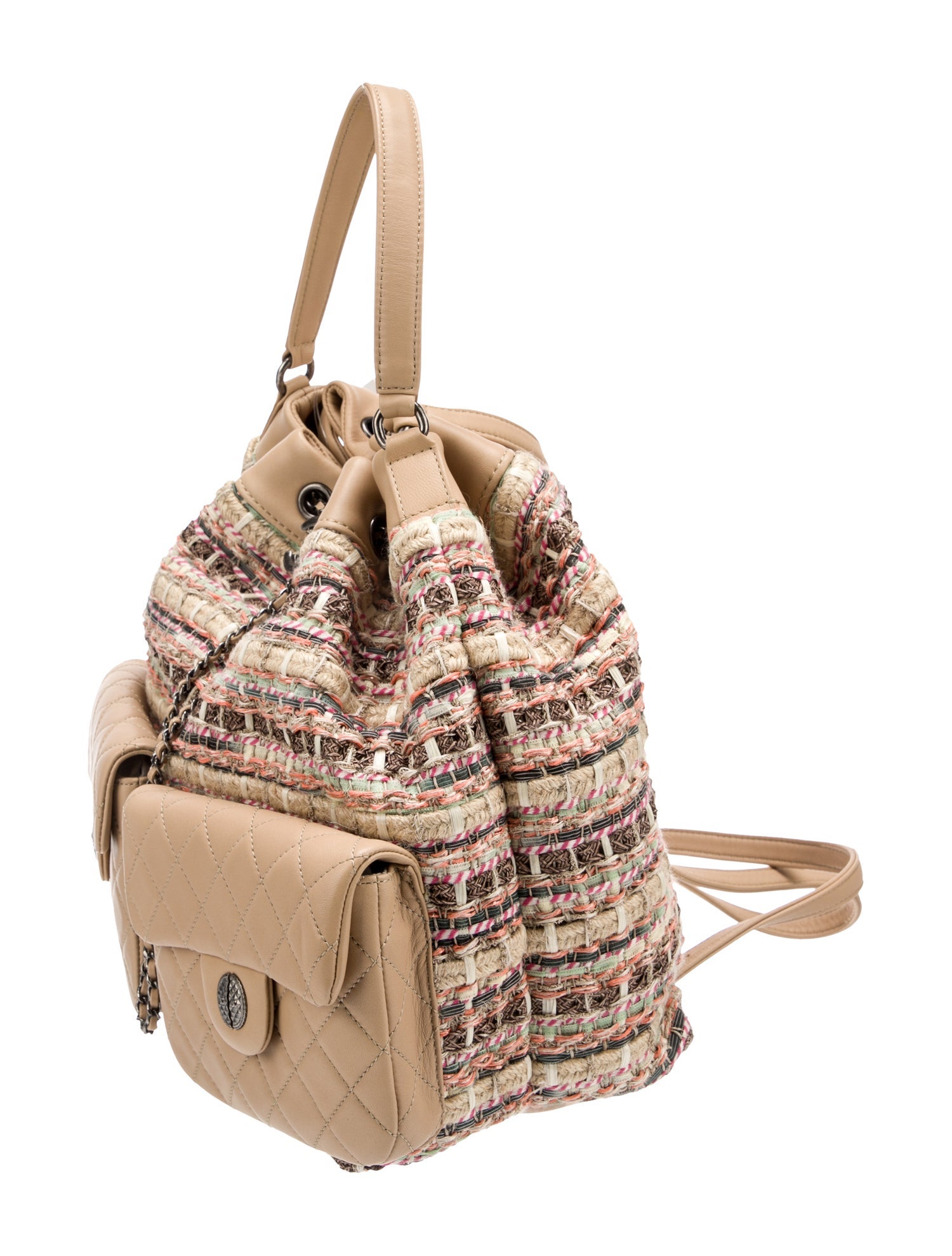 Chanel Paris-Cuba Tweed Drawstring Backpack w/Tags