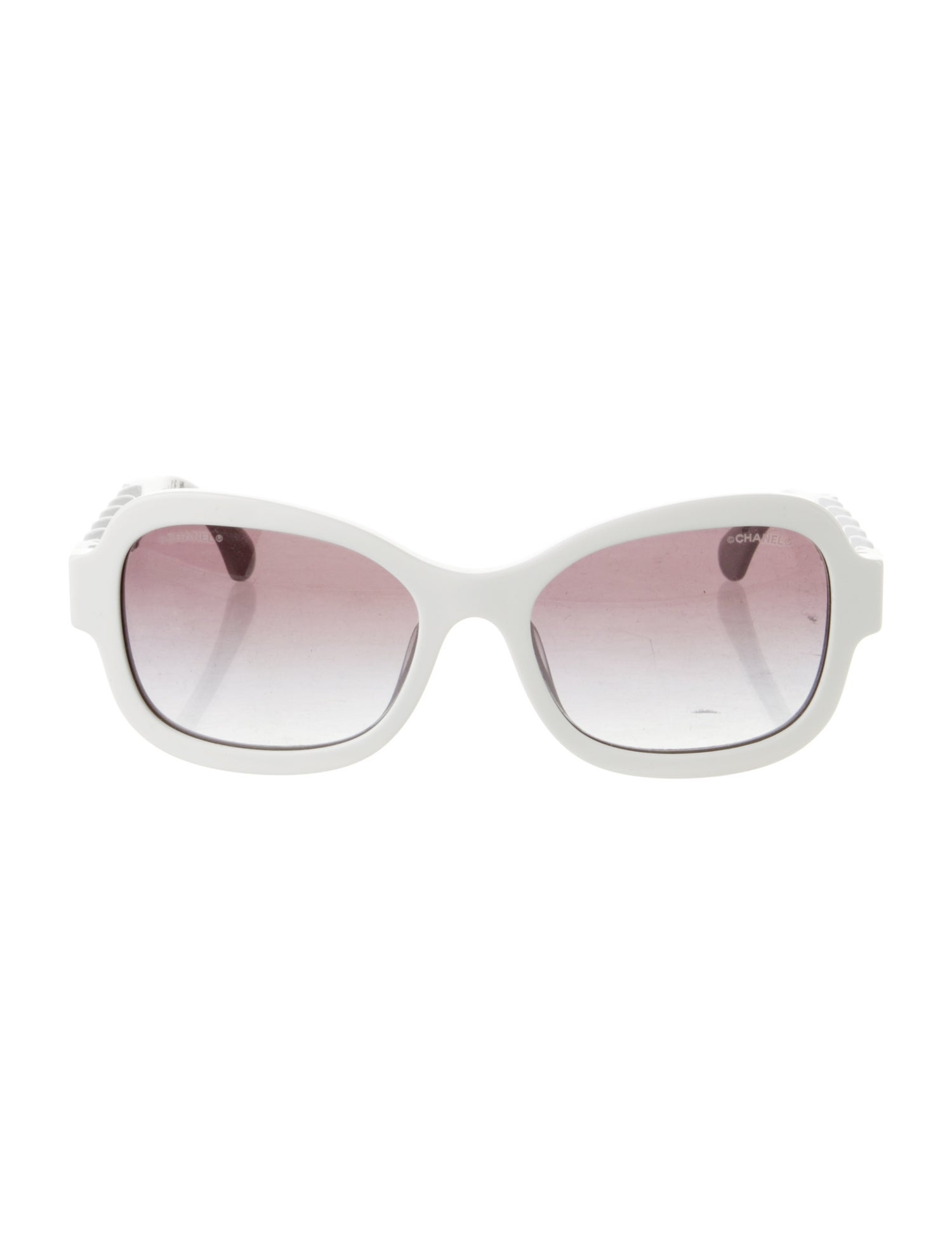 Chanel Interlocking CC Logo Square Sunglasses