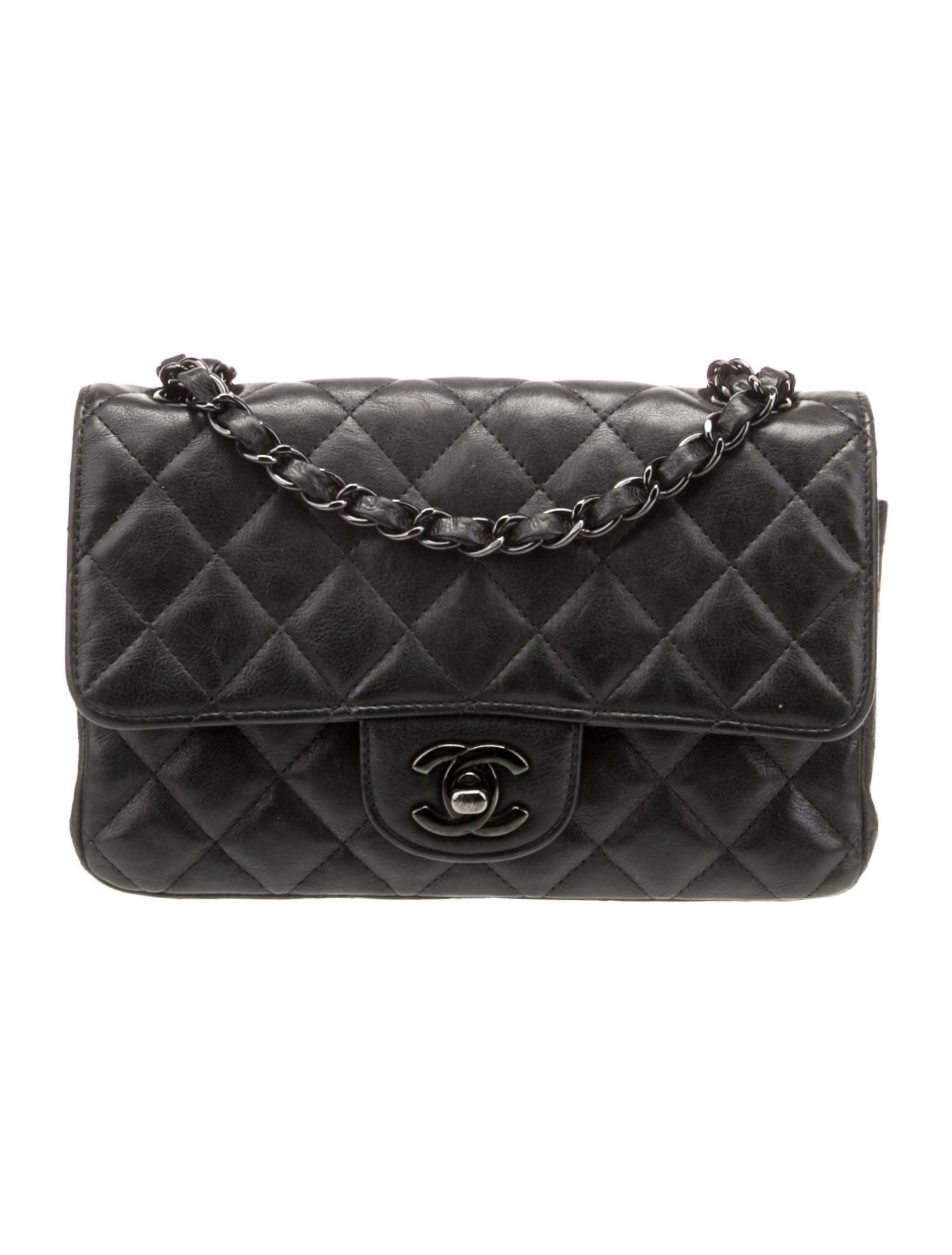 Chanel So Black Rectangular Mini Flap Bag