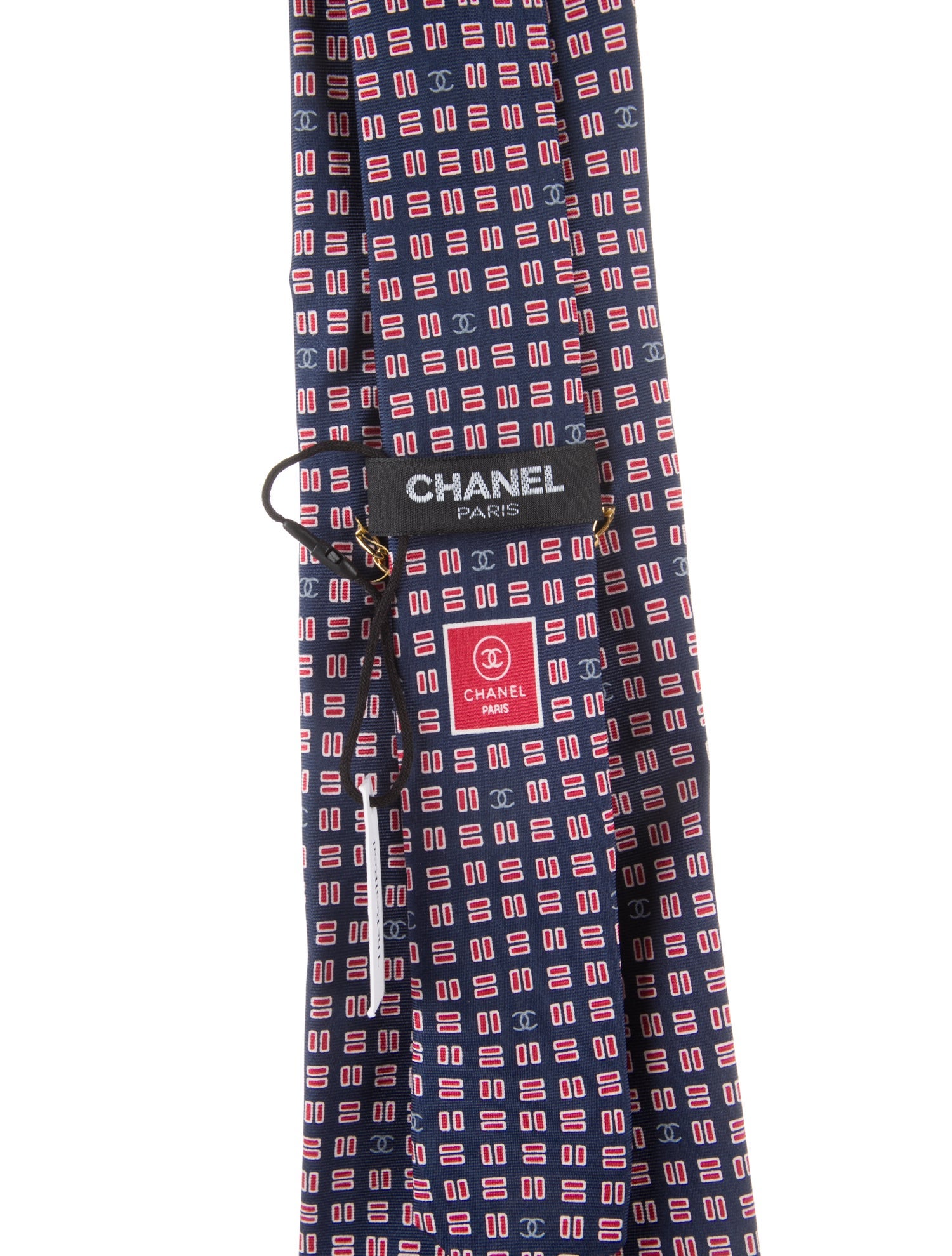 Chanel Silk Pattern Tie