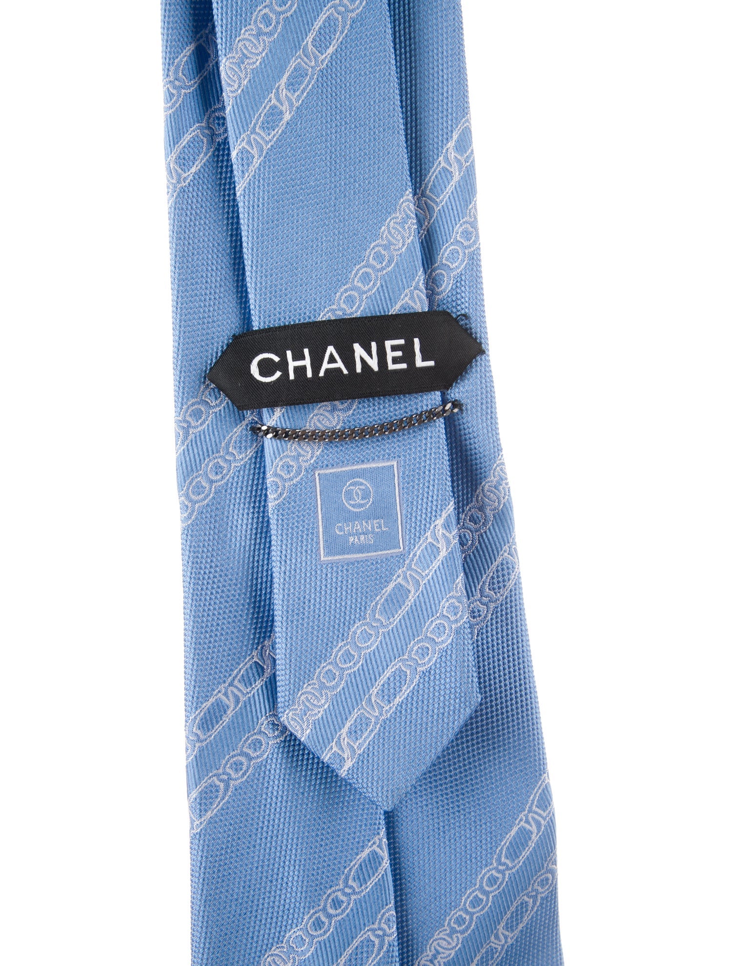 Chanel Chain Link Silk Tie