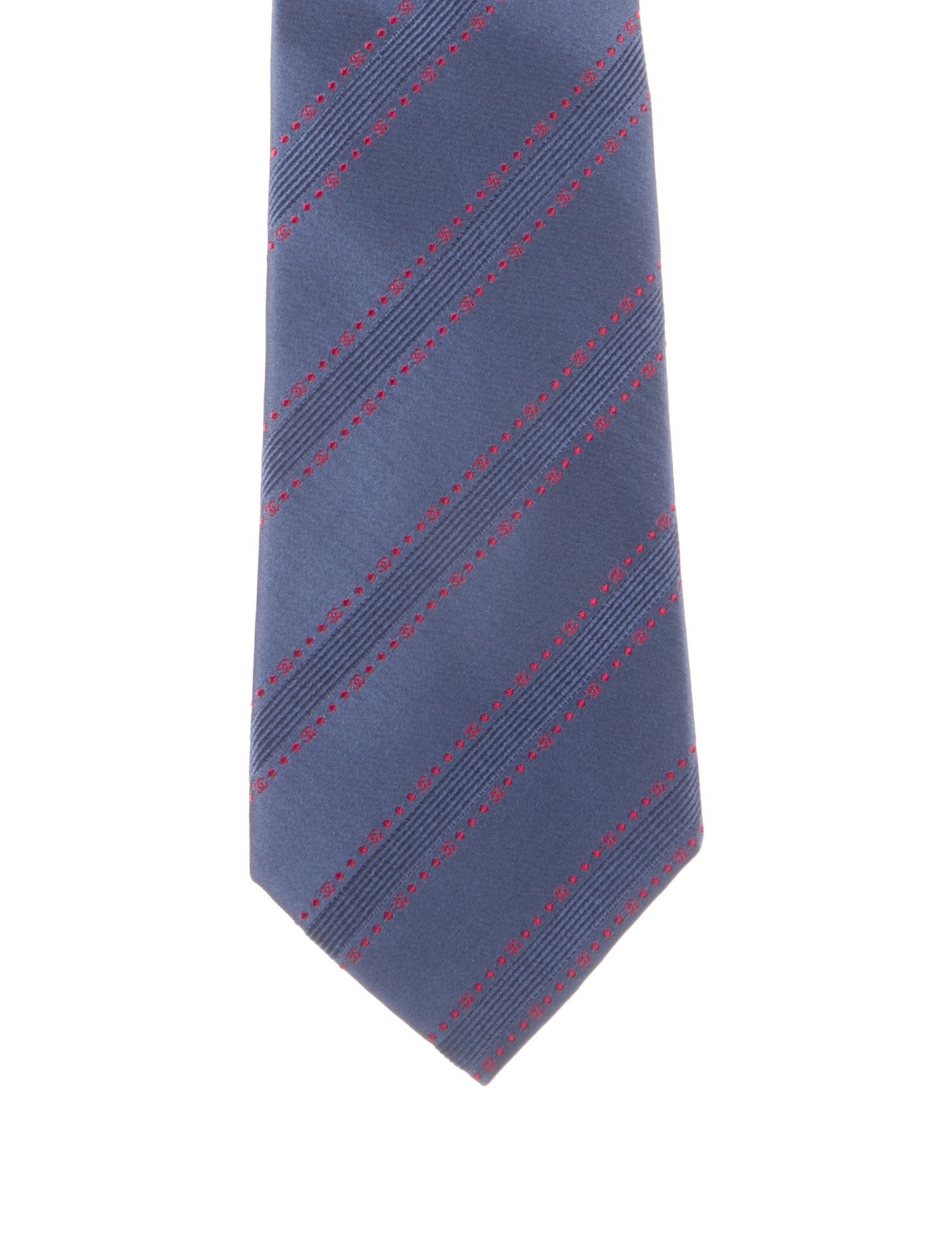 Chanel Printed Silk Tie