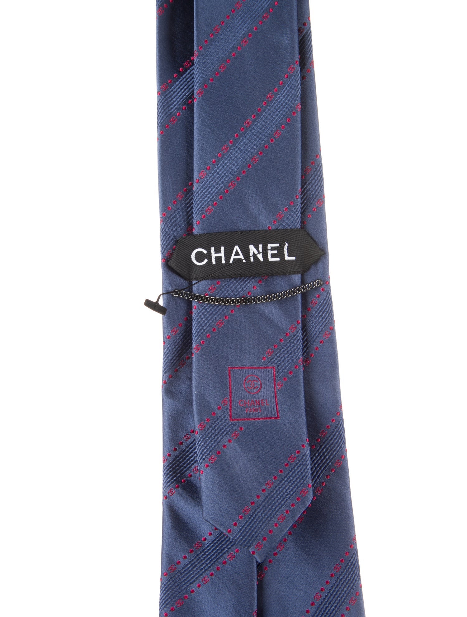 Chanel Printed Silk Tie
