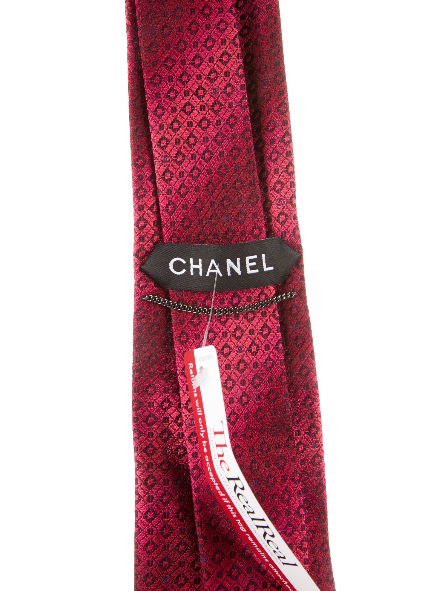 Chanel Printed Silk Tie