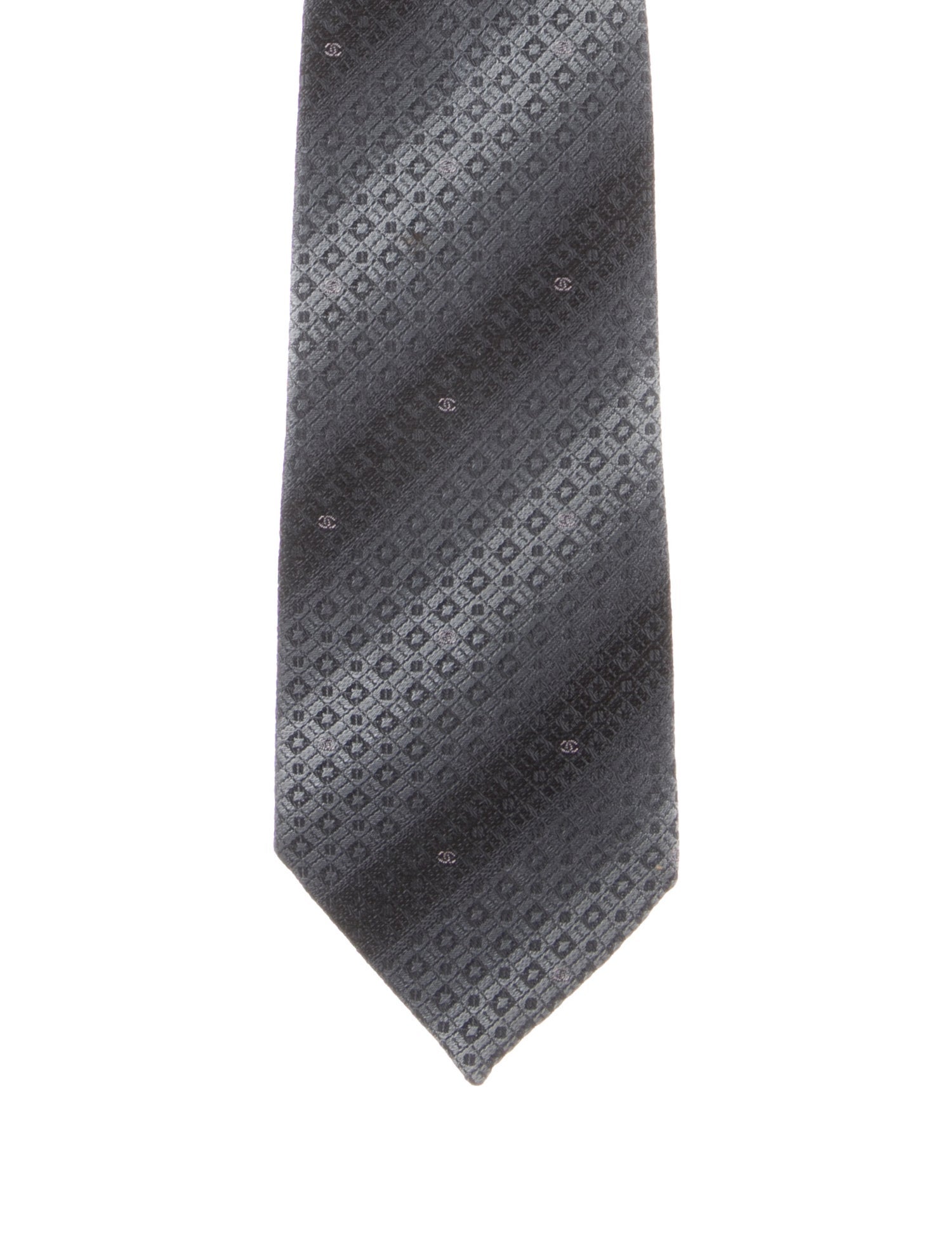 Chanel Printed Silk Tie