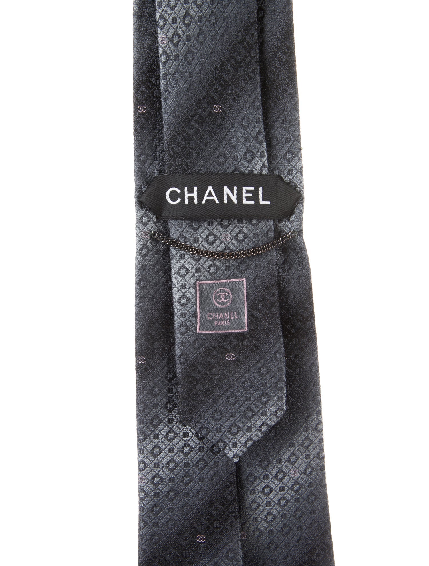 Chanel Printed Silk Tie