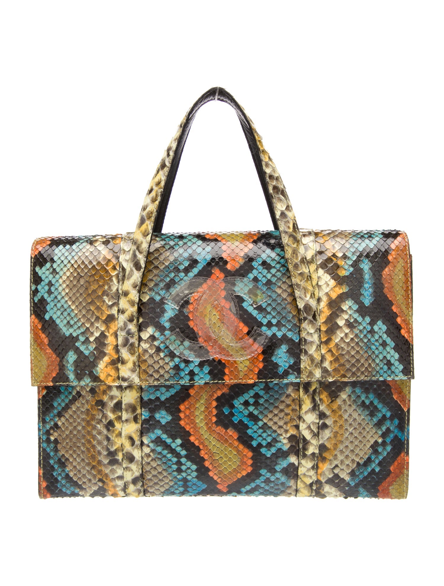 Chanel Python CC Handle Bag