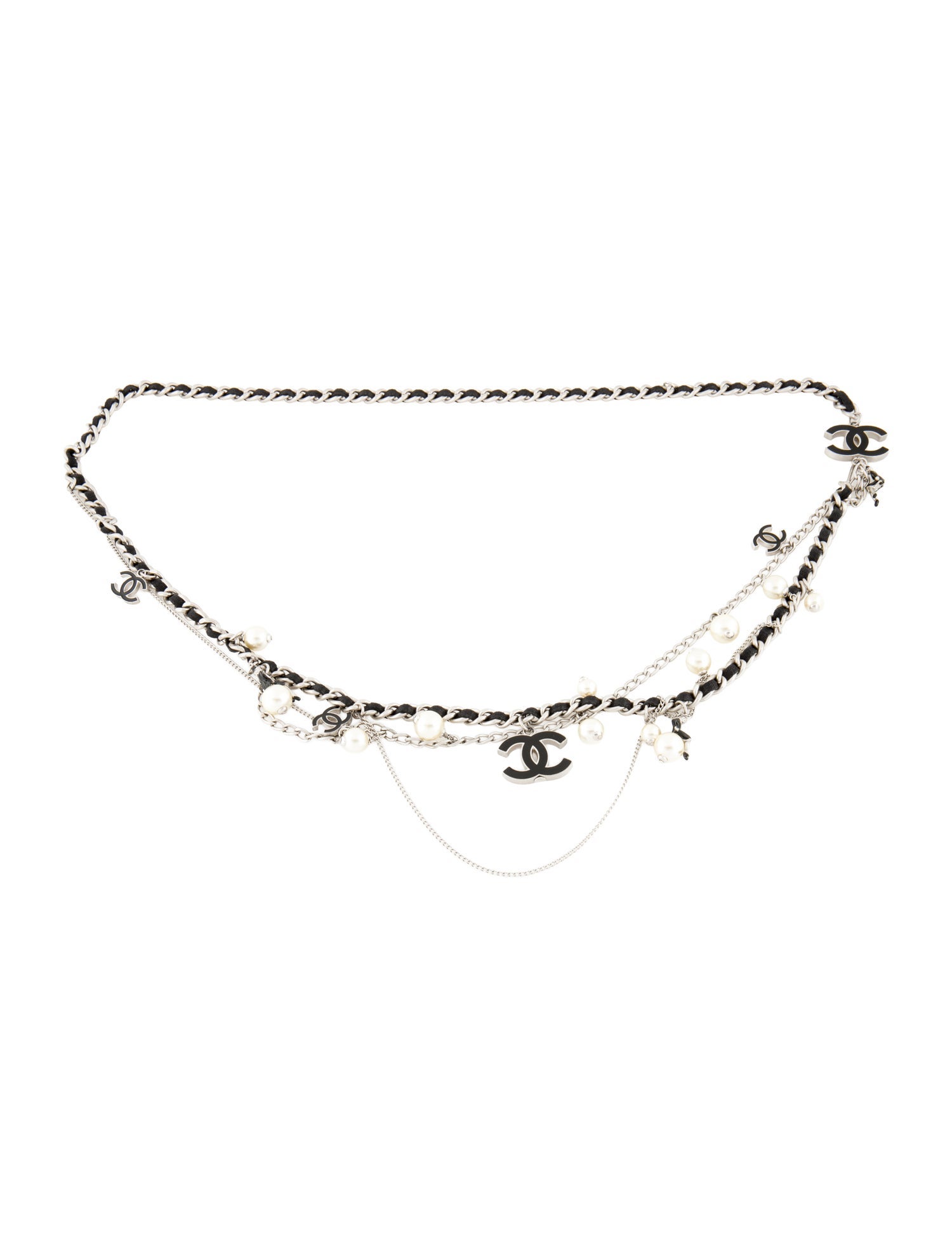 Chanel Over The Moon Interlocking CC Logo Chain-Link Belt