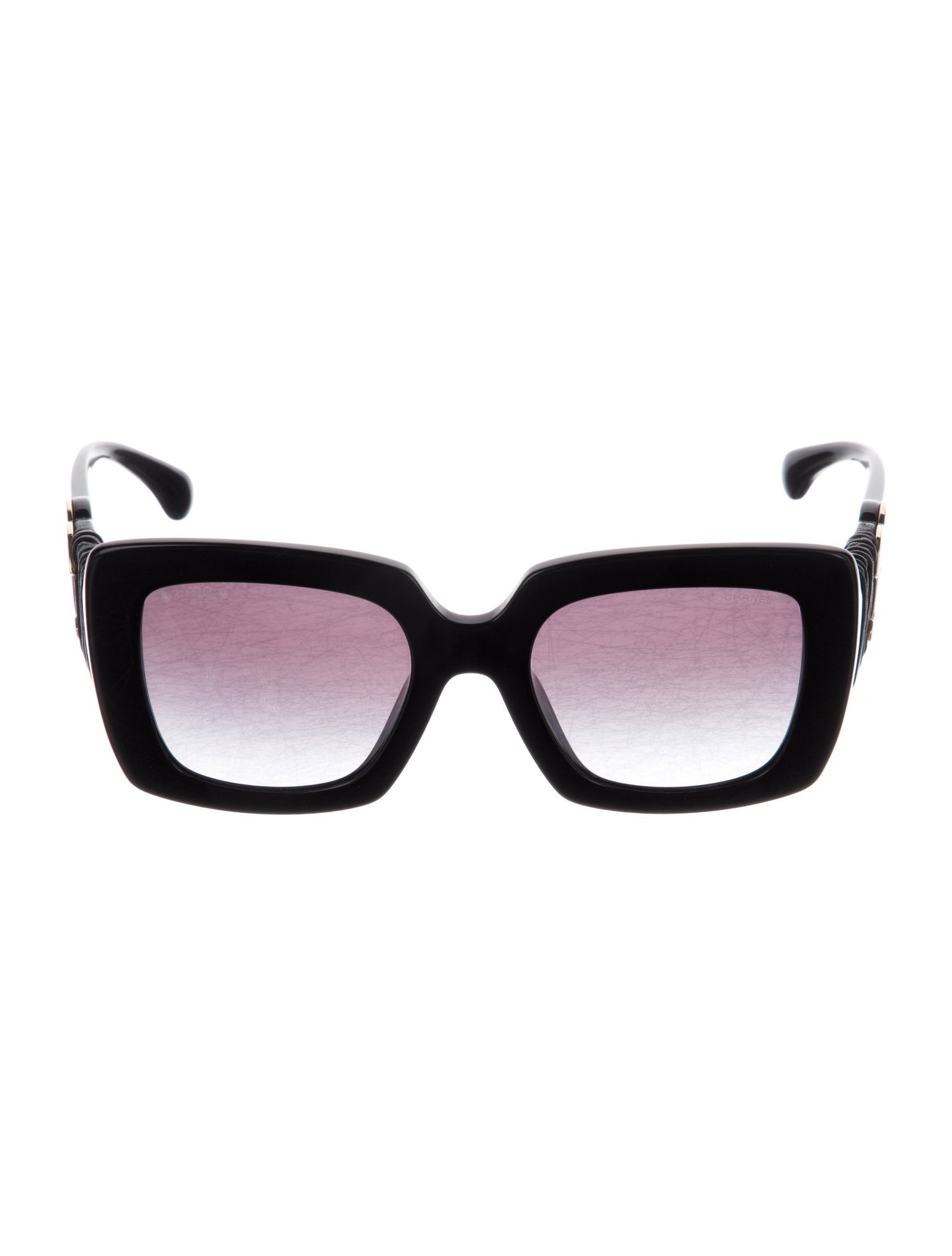 Chanel Interlocking CC Logo Square Sunglasses