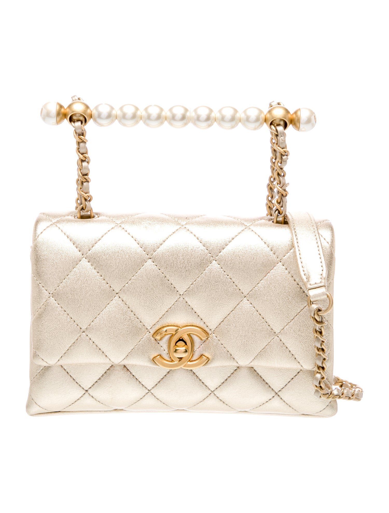 Chanel 2024 Chic Pearls Mini Flap Bag