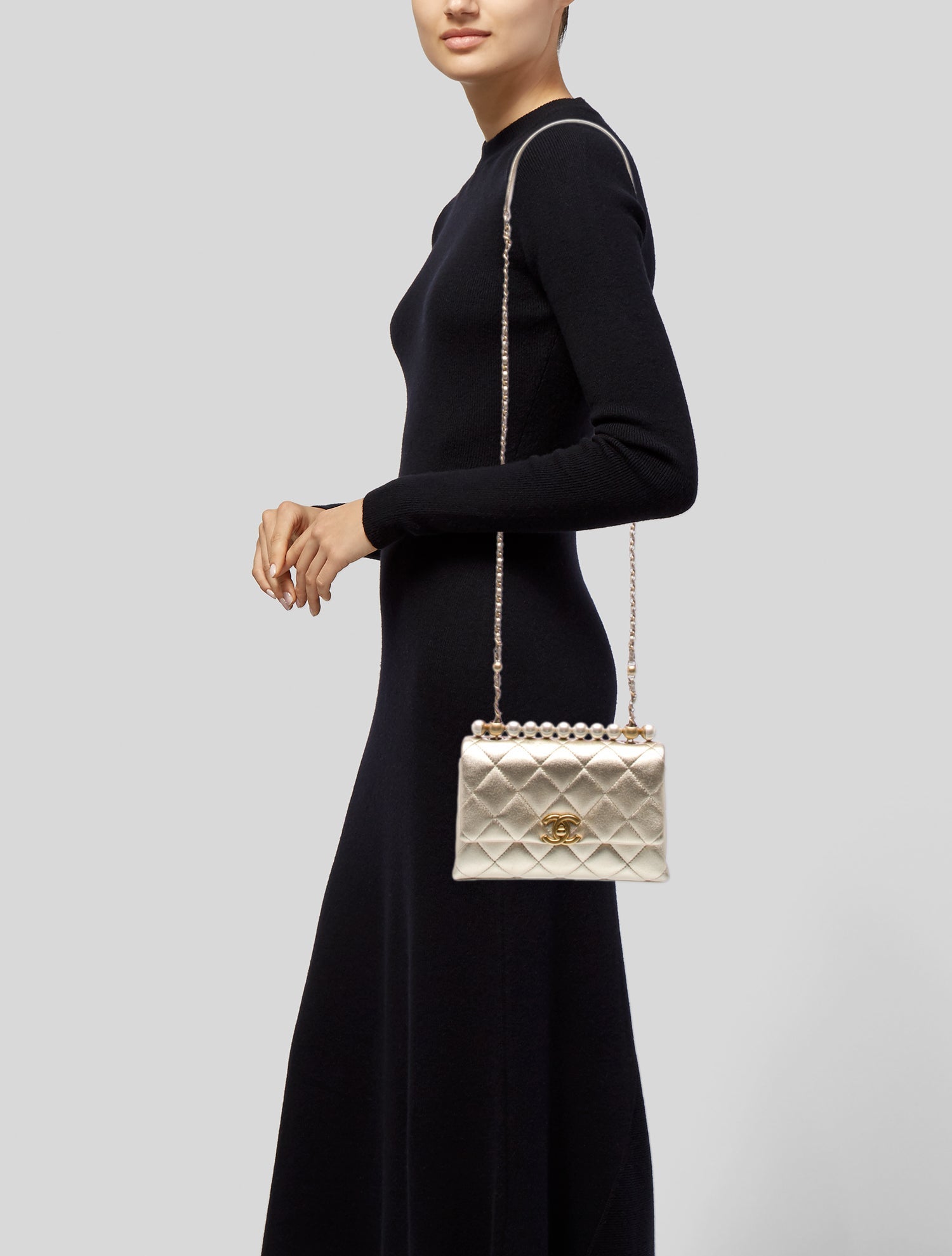 Chanel 2024 Chic Pearls Mini Flap Bag