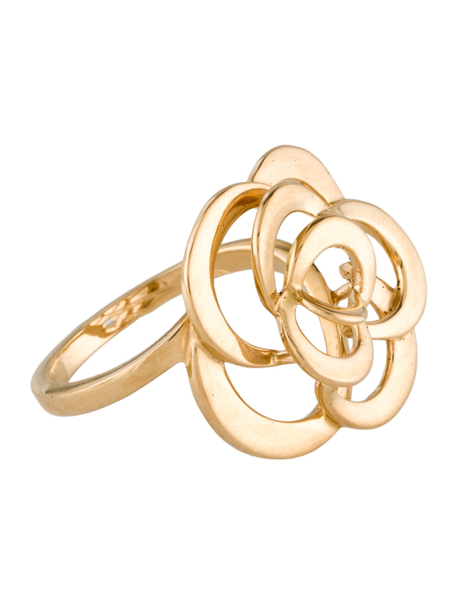 Chanel 18K Fil de Camélia Ring