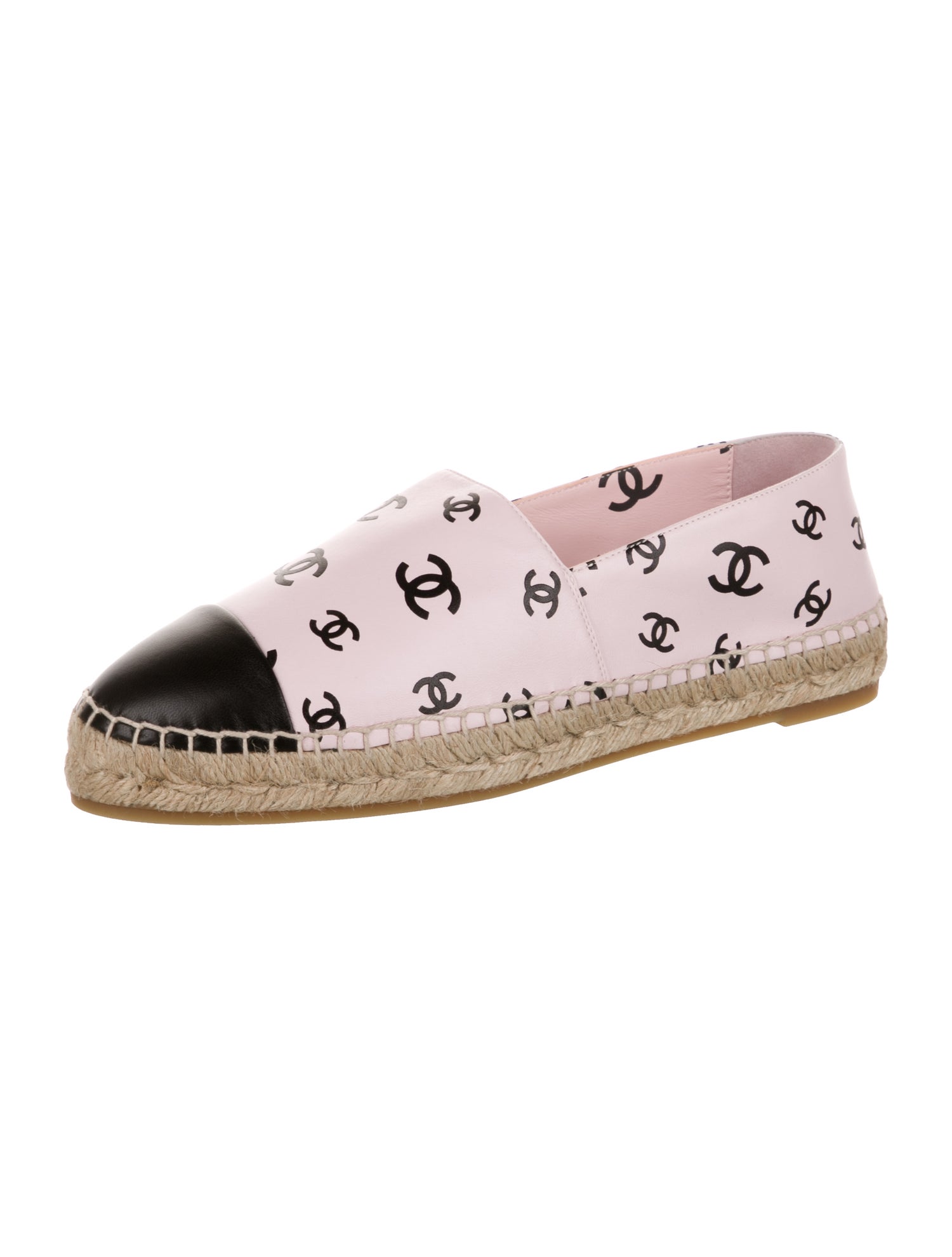 Chanel 2022 Interlocking CC Logo Espadrilles