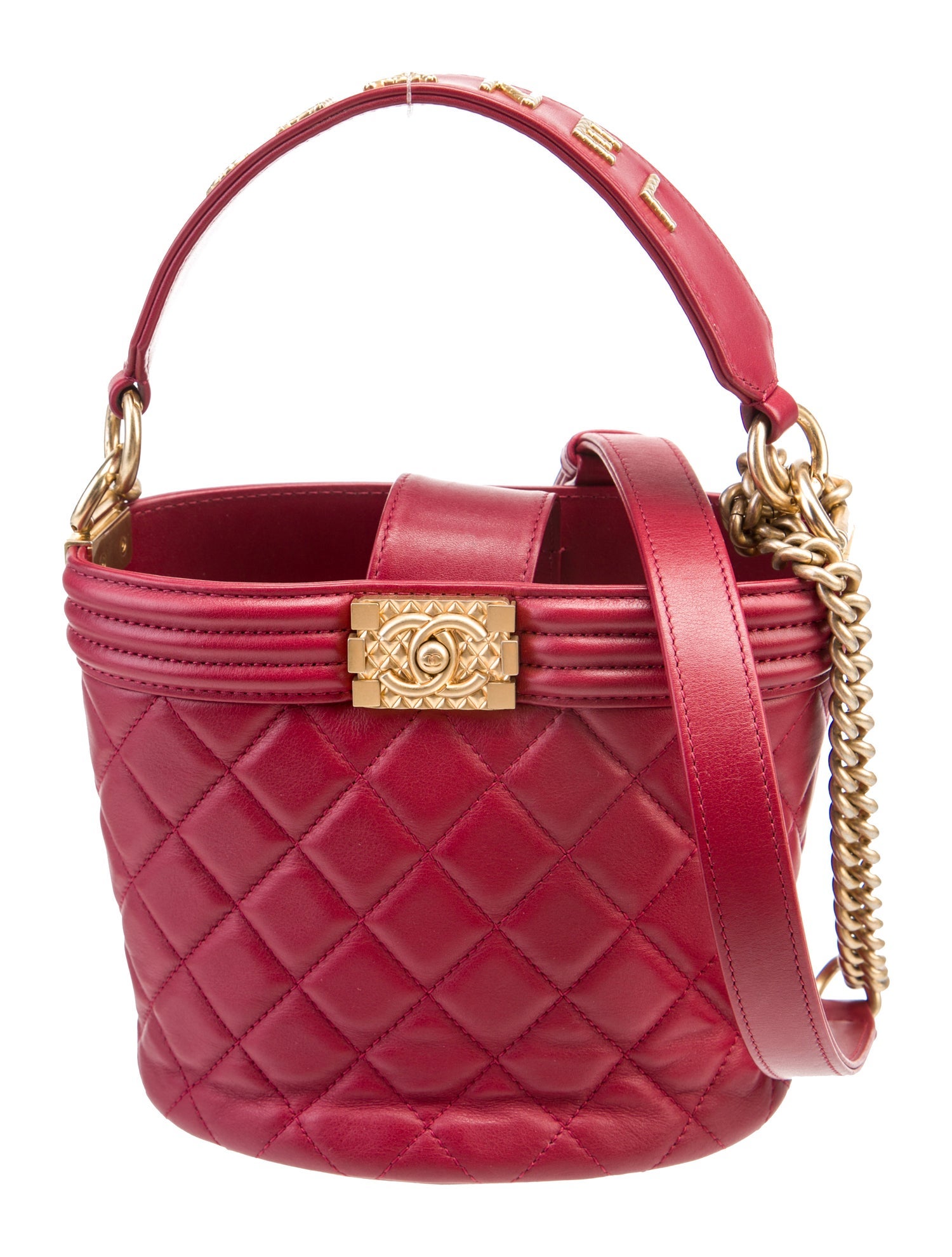 Chanel Quilted Boy Bucket Bag