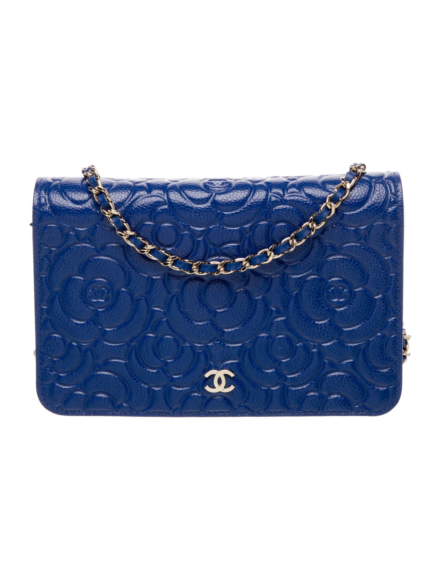 Chanel Camellia Wallet On Chain