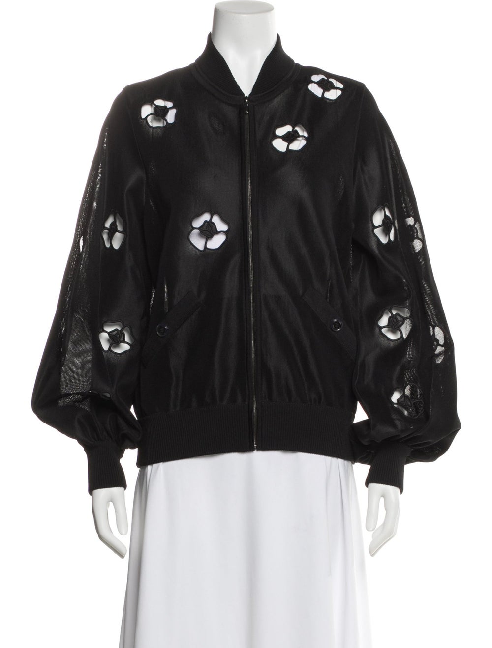 Chanel 2018 Patterned Bomber Jacket - image 1