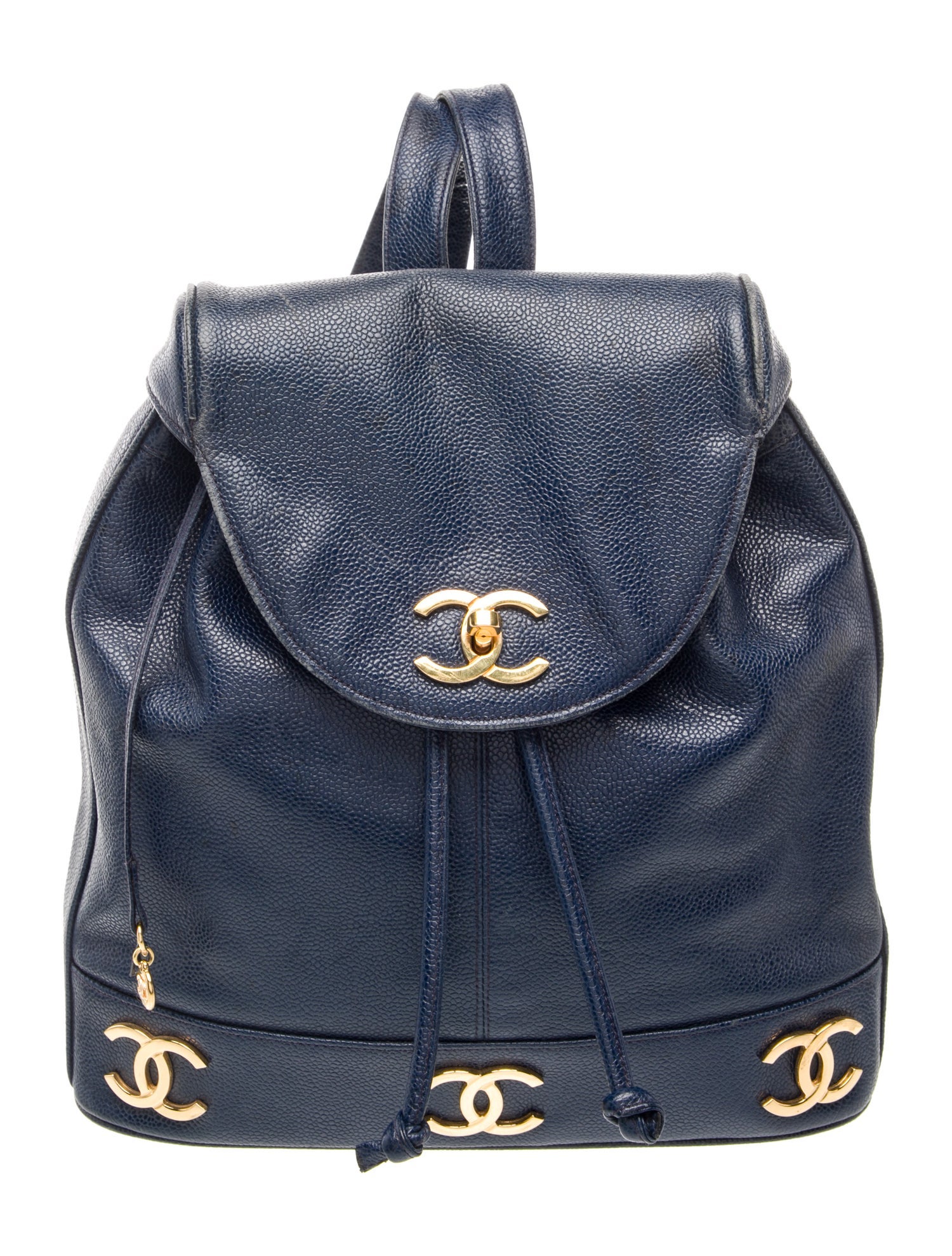 Chanel Large Caviar Triple CC Backpack
