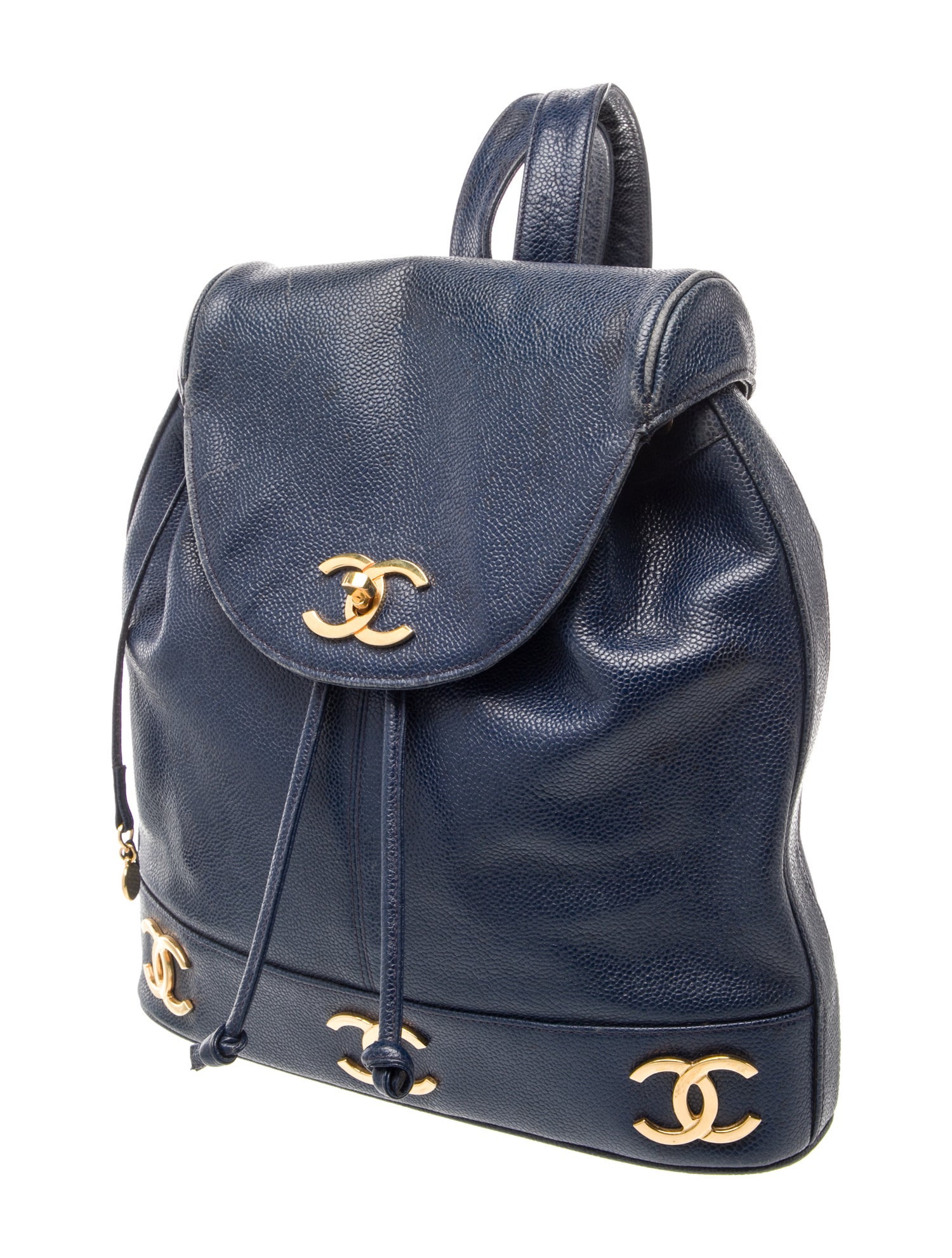 Chanel Large Caviar Triple CC Backpack