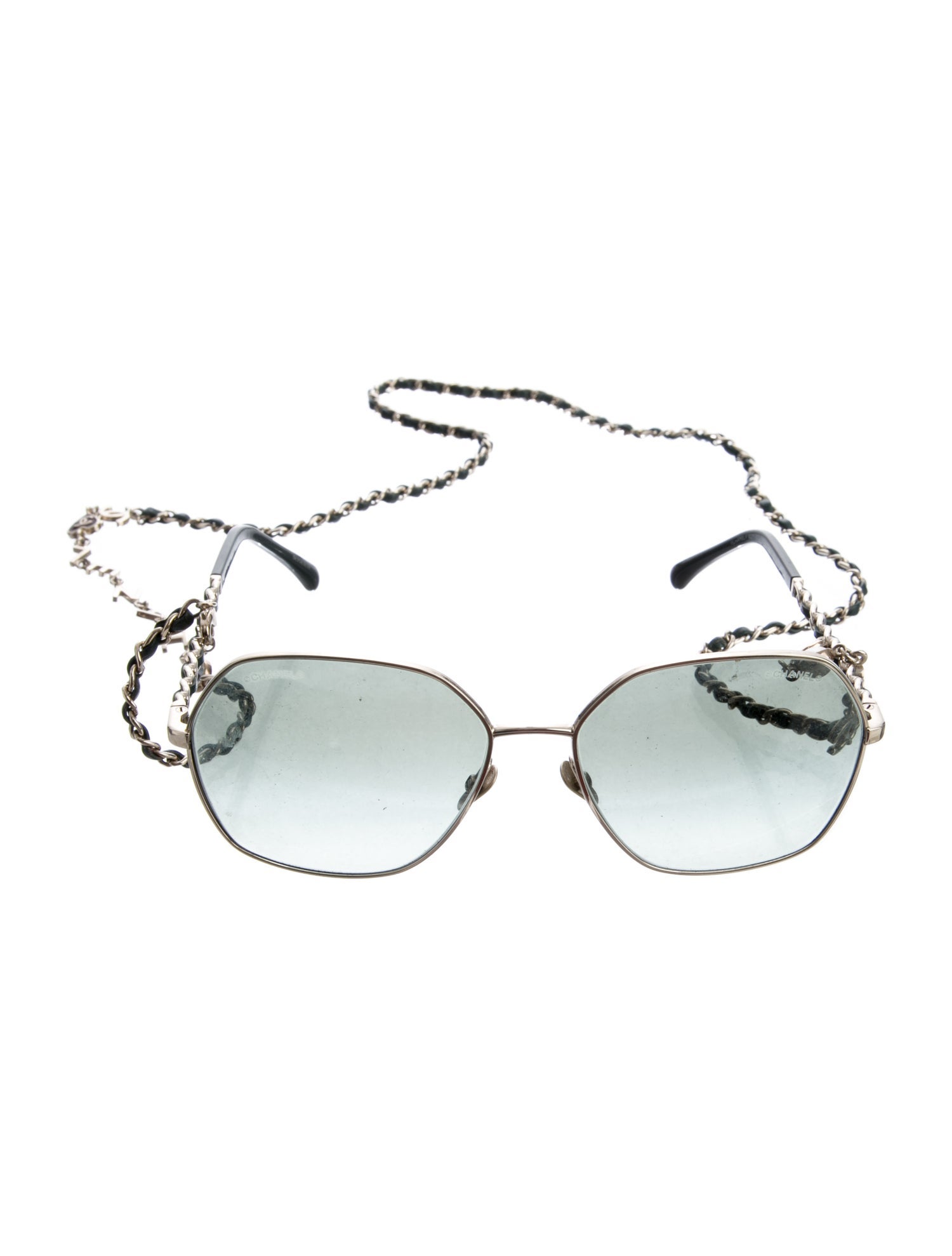 Chanel Interlocking CC Logo Cat-Eye Sunglasses