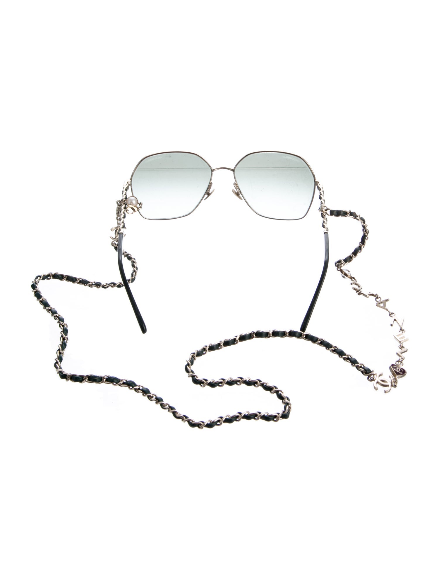 Chanel Interlocking CC Logo Cat-Eye Sunglasses