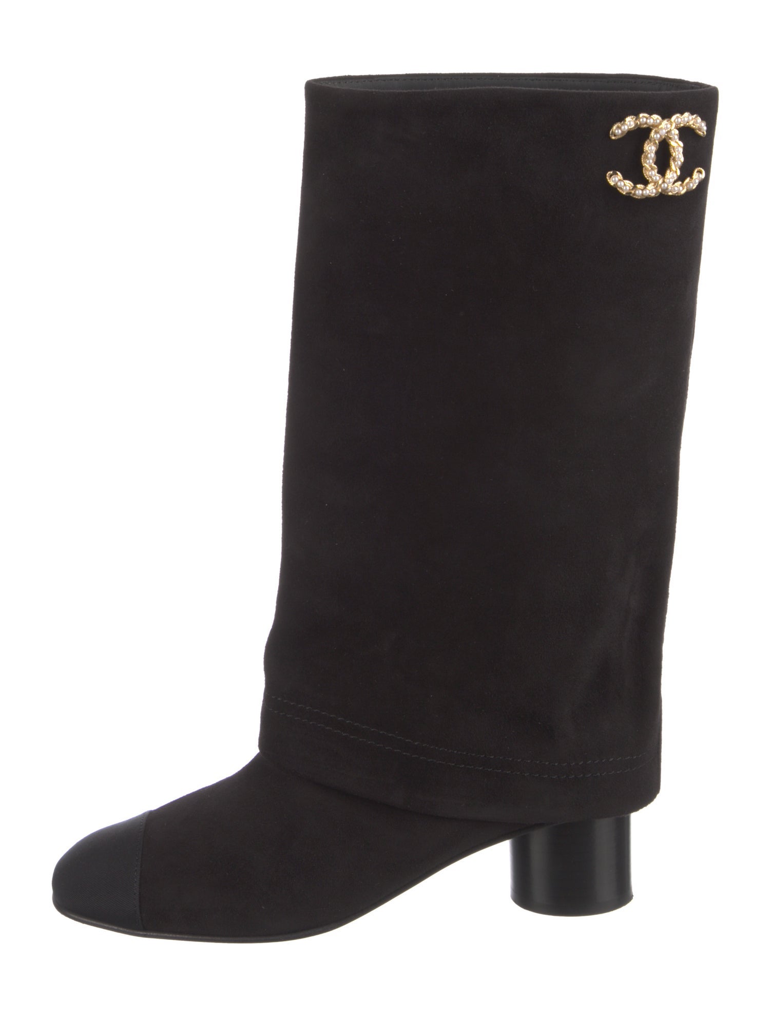 Chanel 2025 Interlocking CC Logo Rain Boots