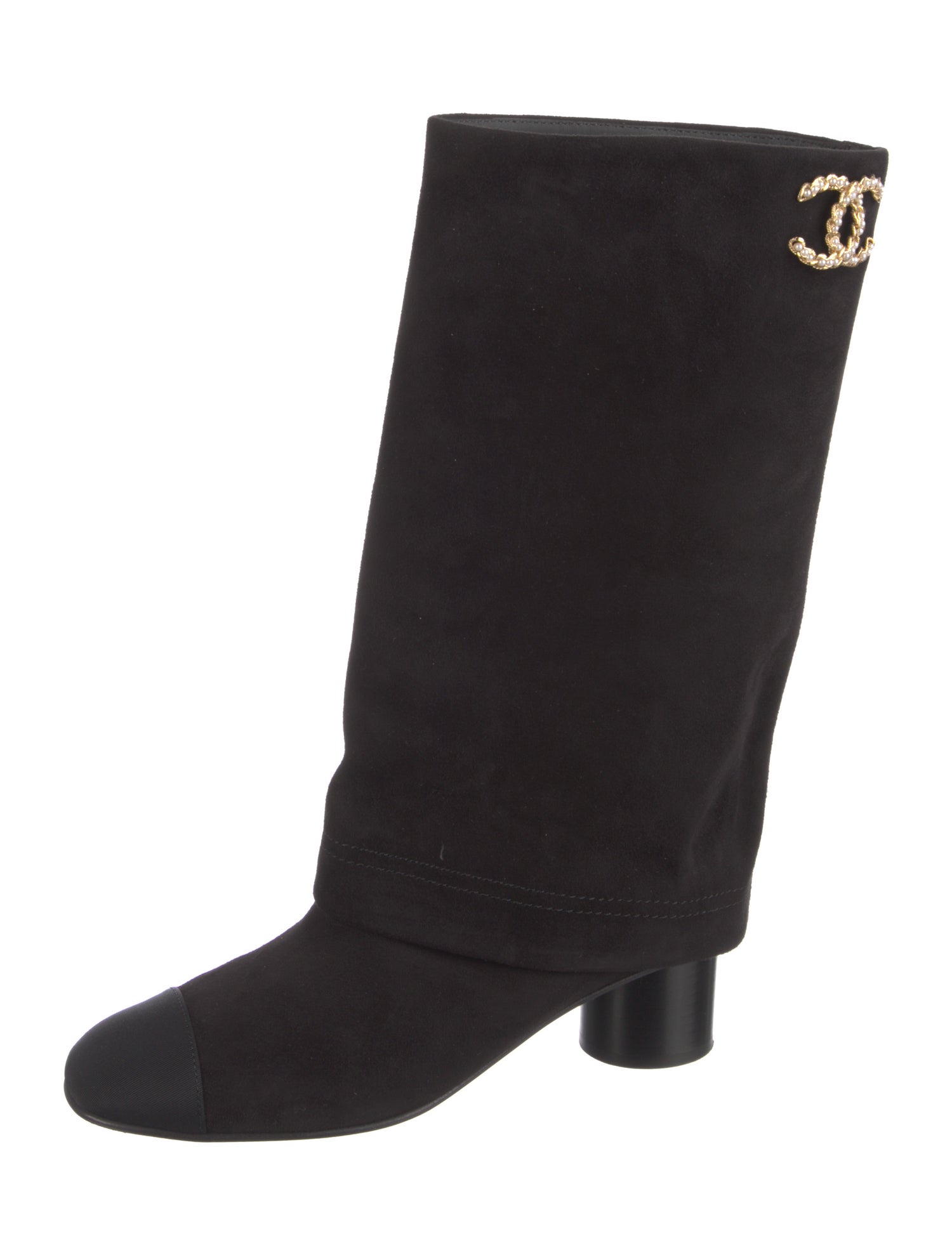 Chanel 2025 Interlocking CC Logo Rain Boots