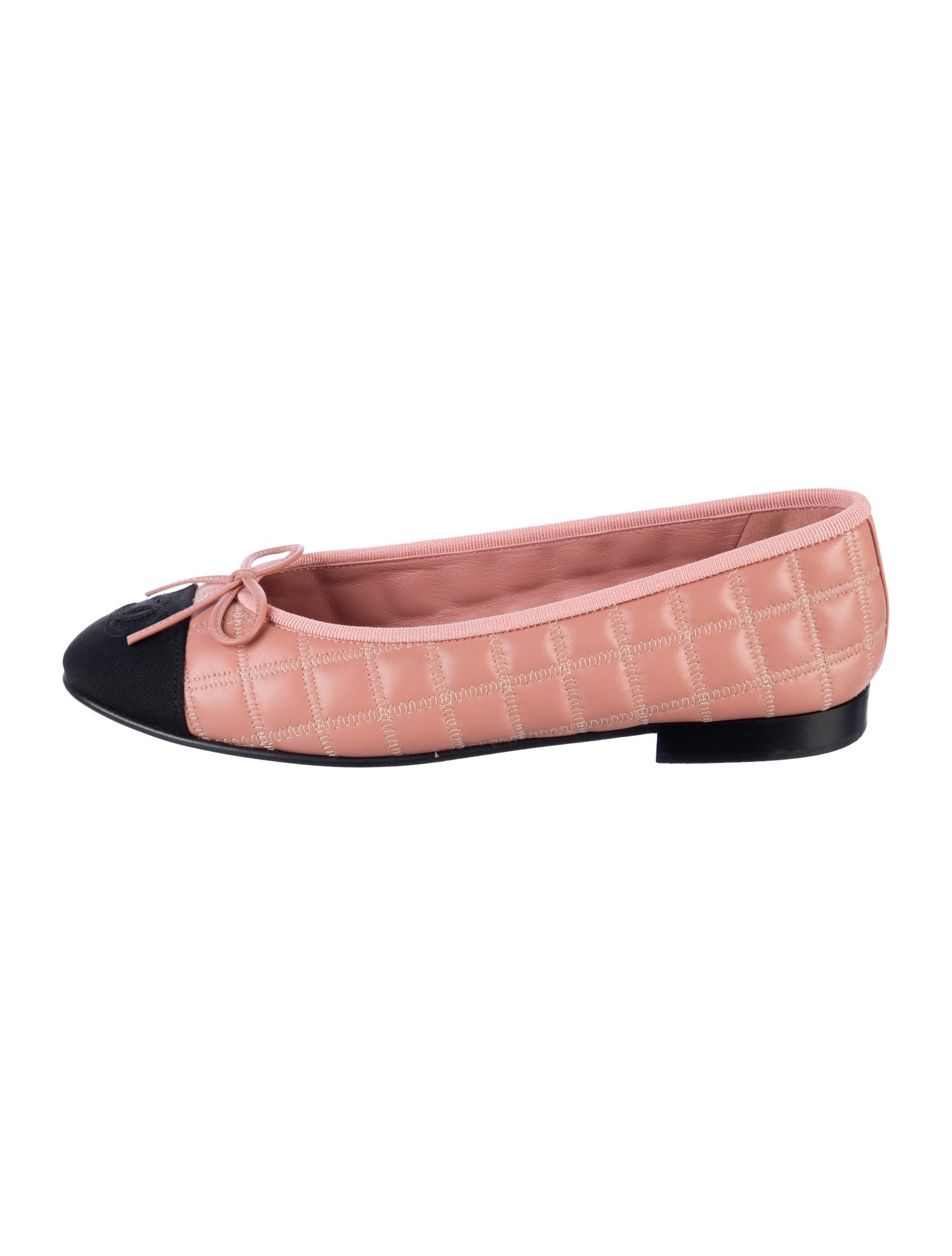 Chanel 2024 Interlocking CC Logo Ballet Flats