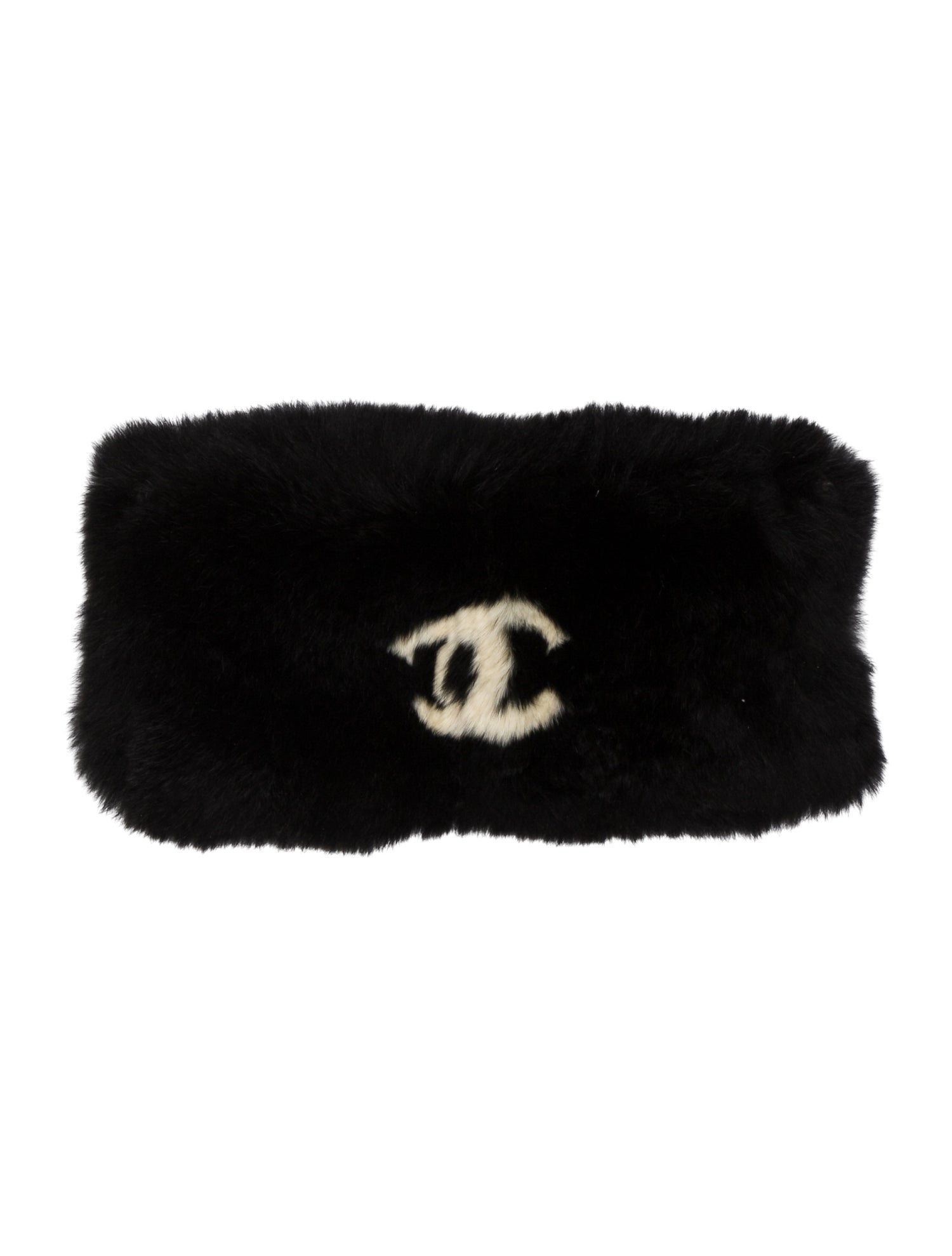 Chanel CC Rabbit Fur Cuff