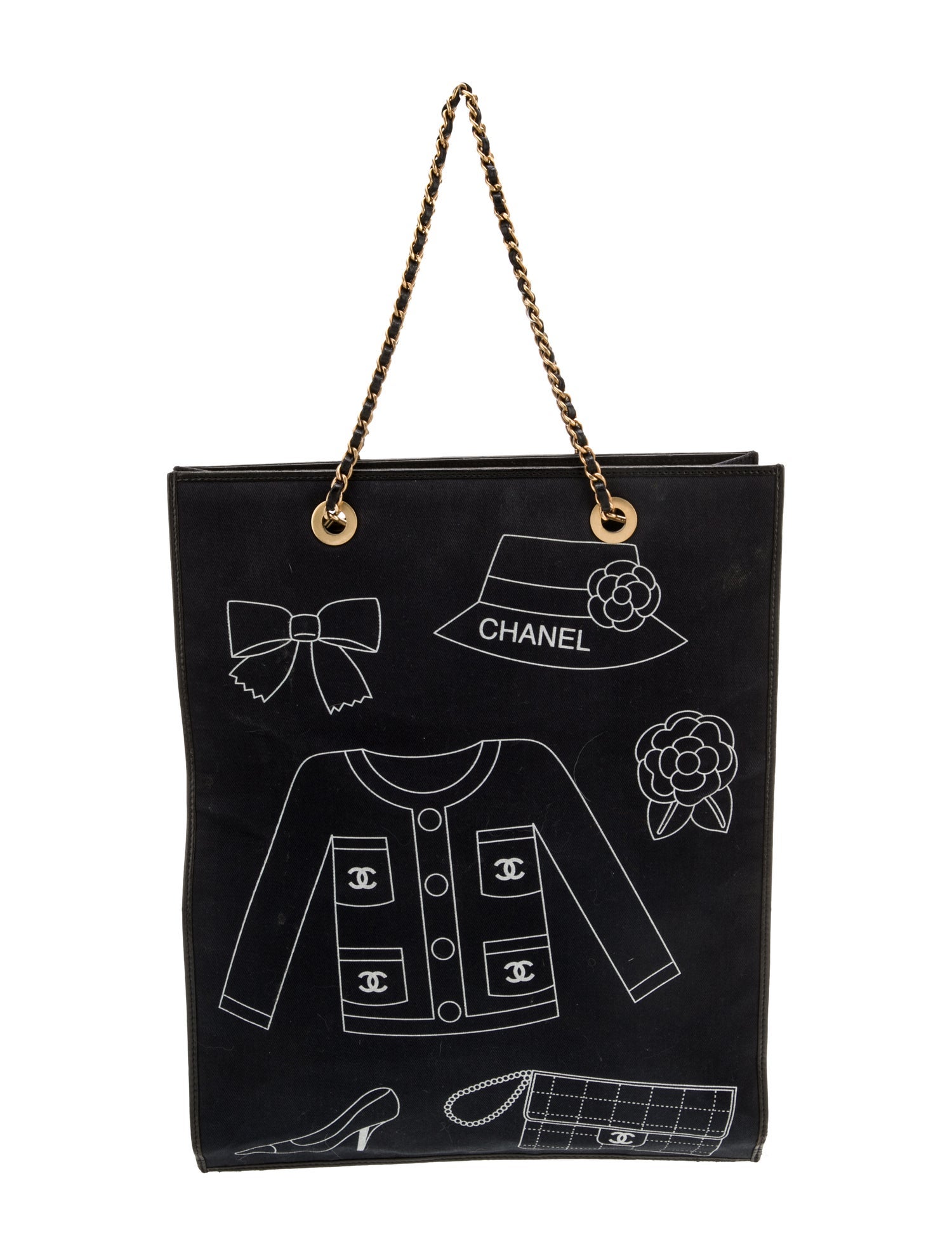 Chanel Canvas Icon Tote