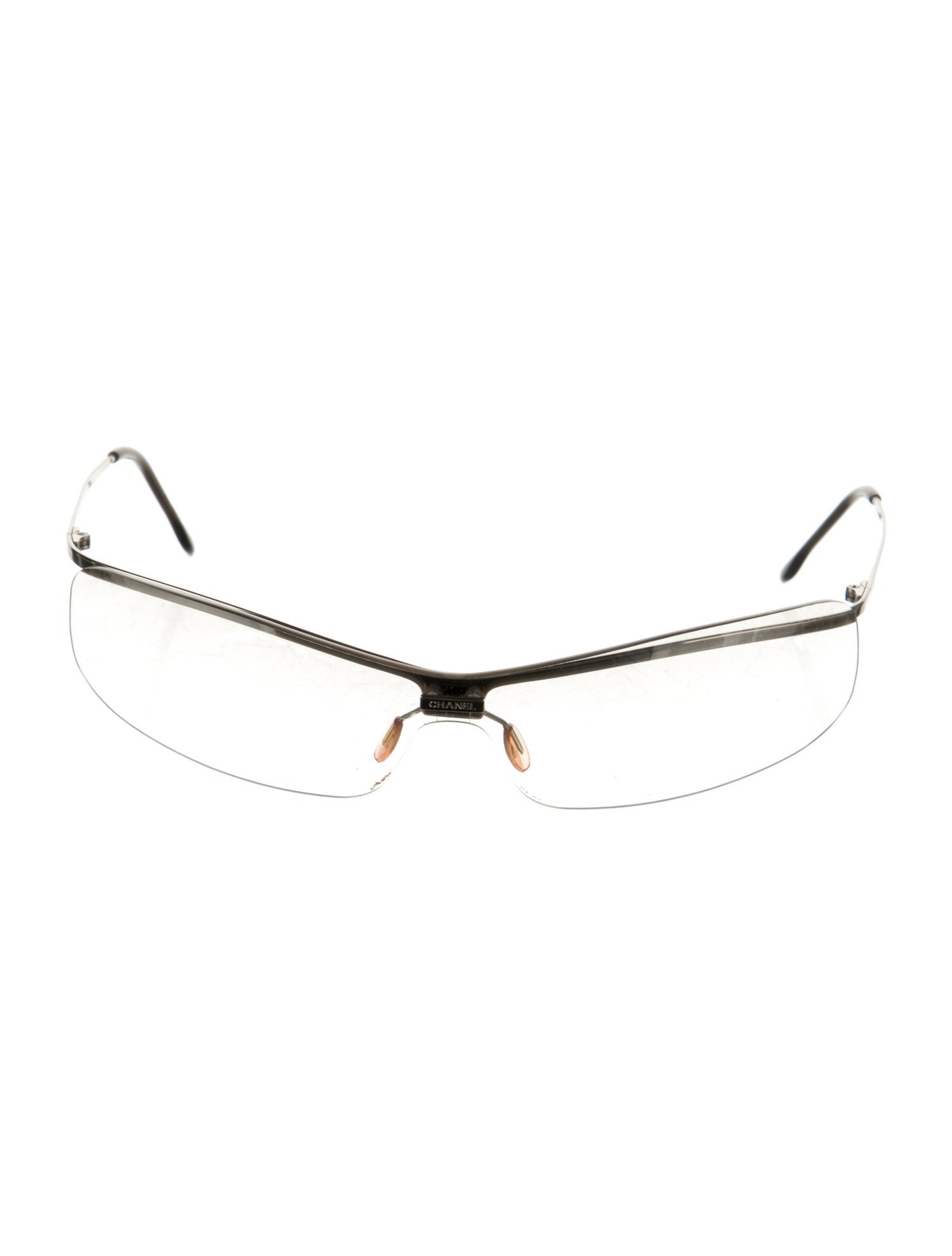 Chanel Interlocking CC Logo Shield Sunglasses