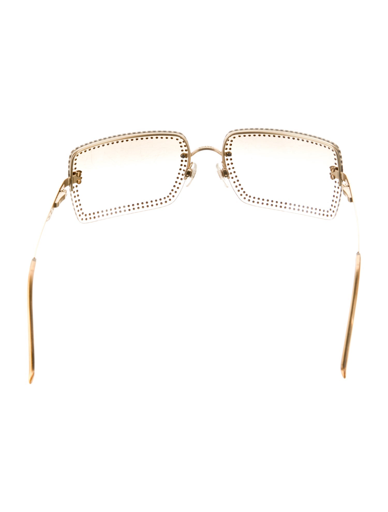 Chanel Interlocking CC Logo Square Sunglasses