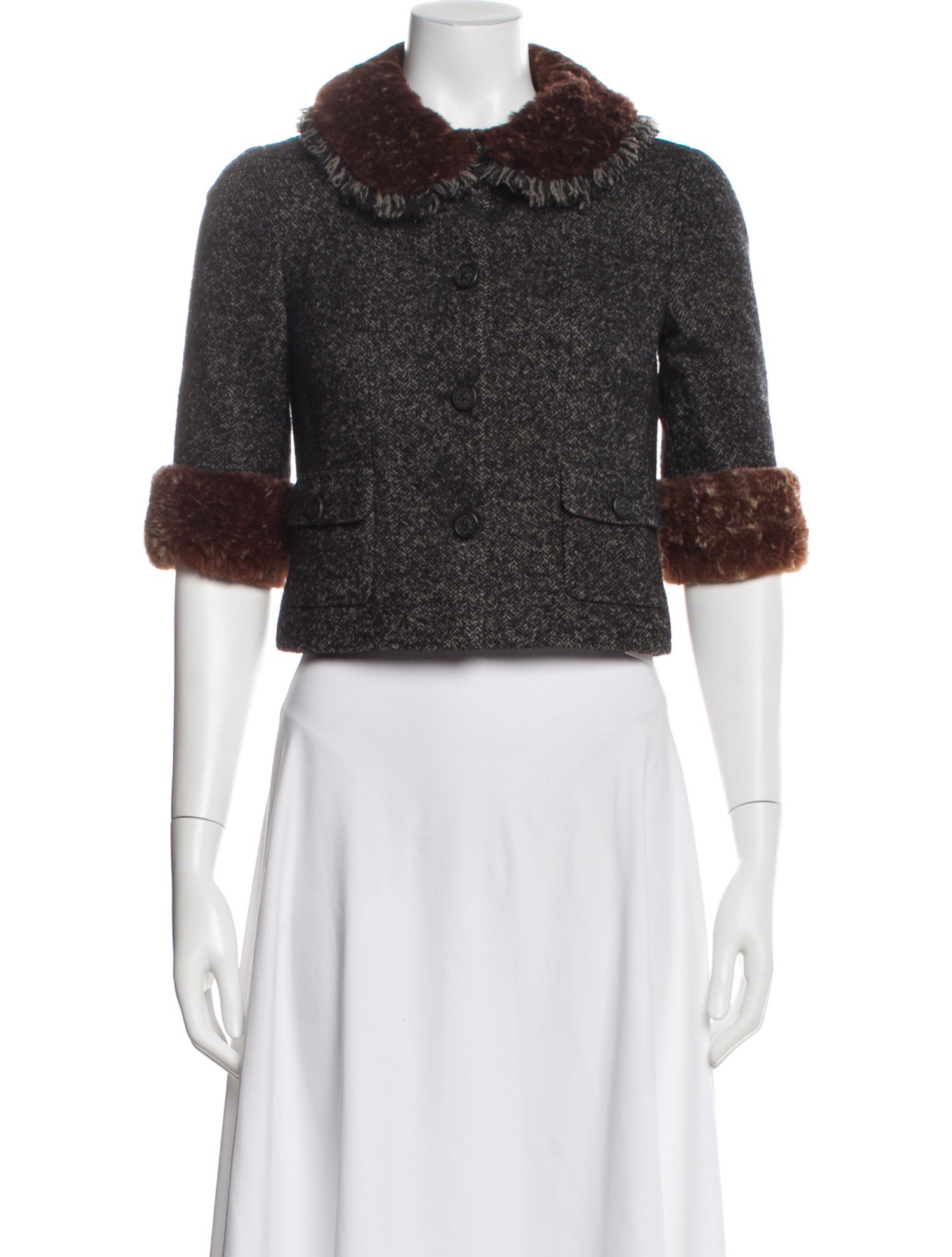 Chanel Vintage 2005 Fur Jacket