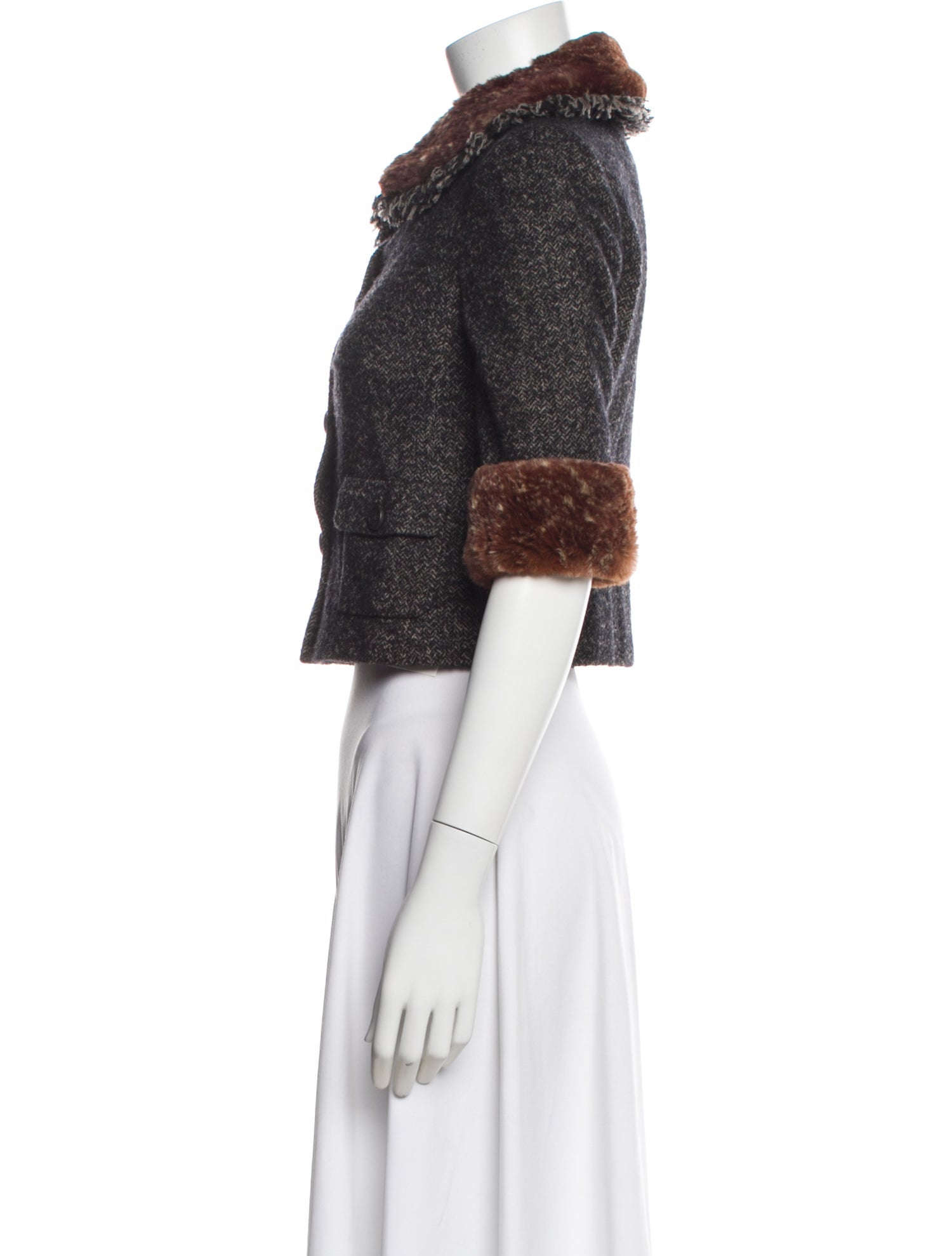 Chanel Vintage 2005 Fur Jacket