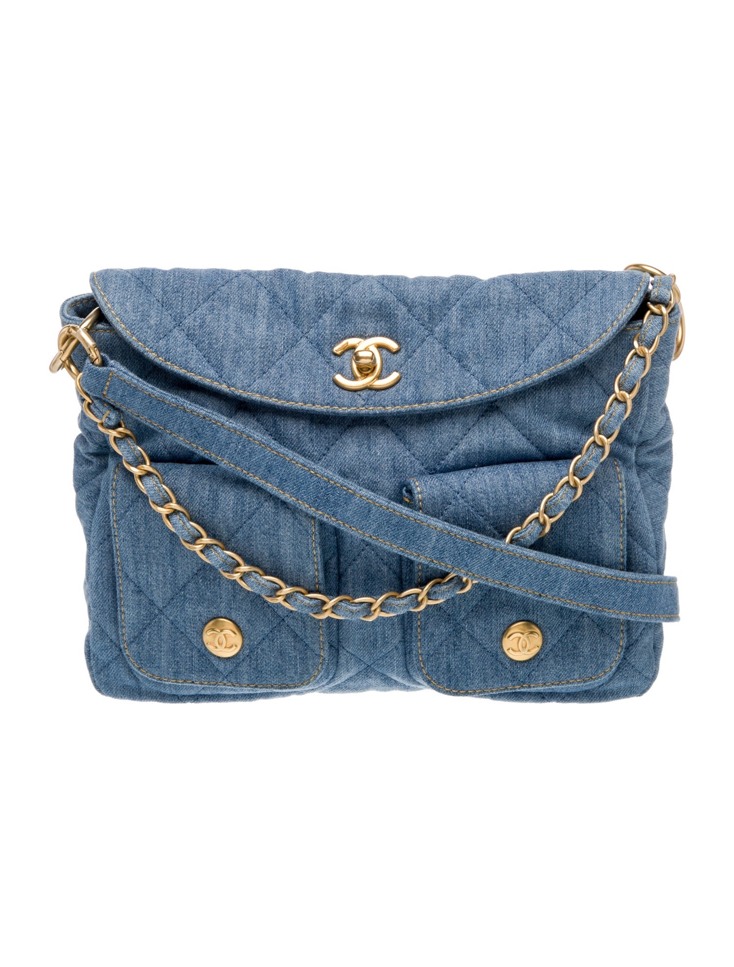 Chanel Denim Twins Hobo