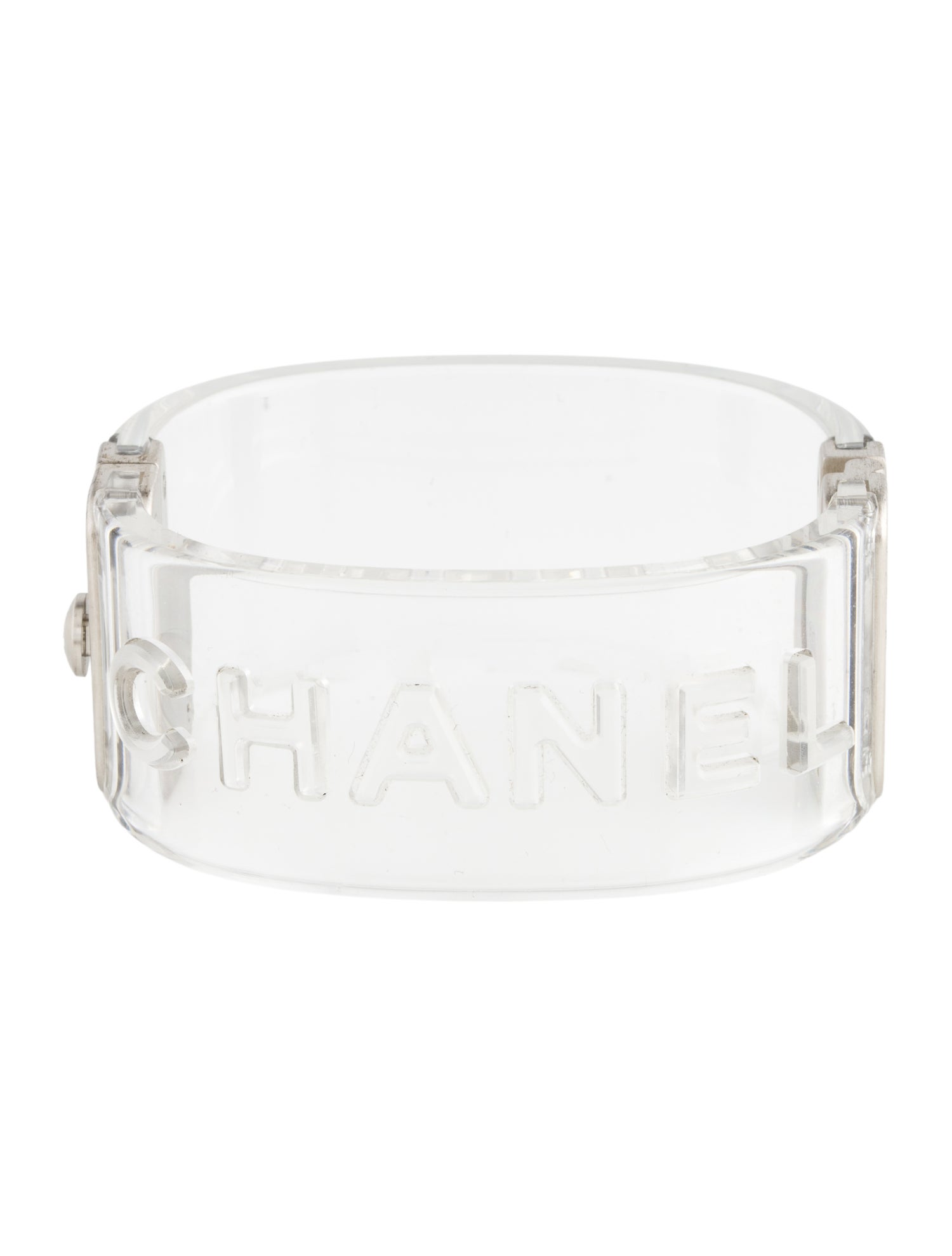 Chanel Resin 'CHANEL' Bracelet