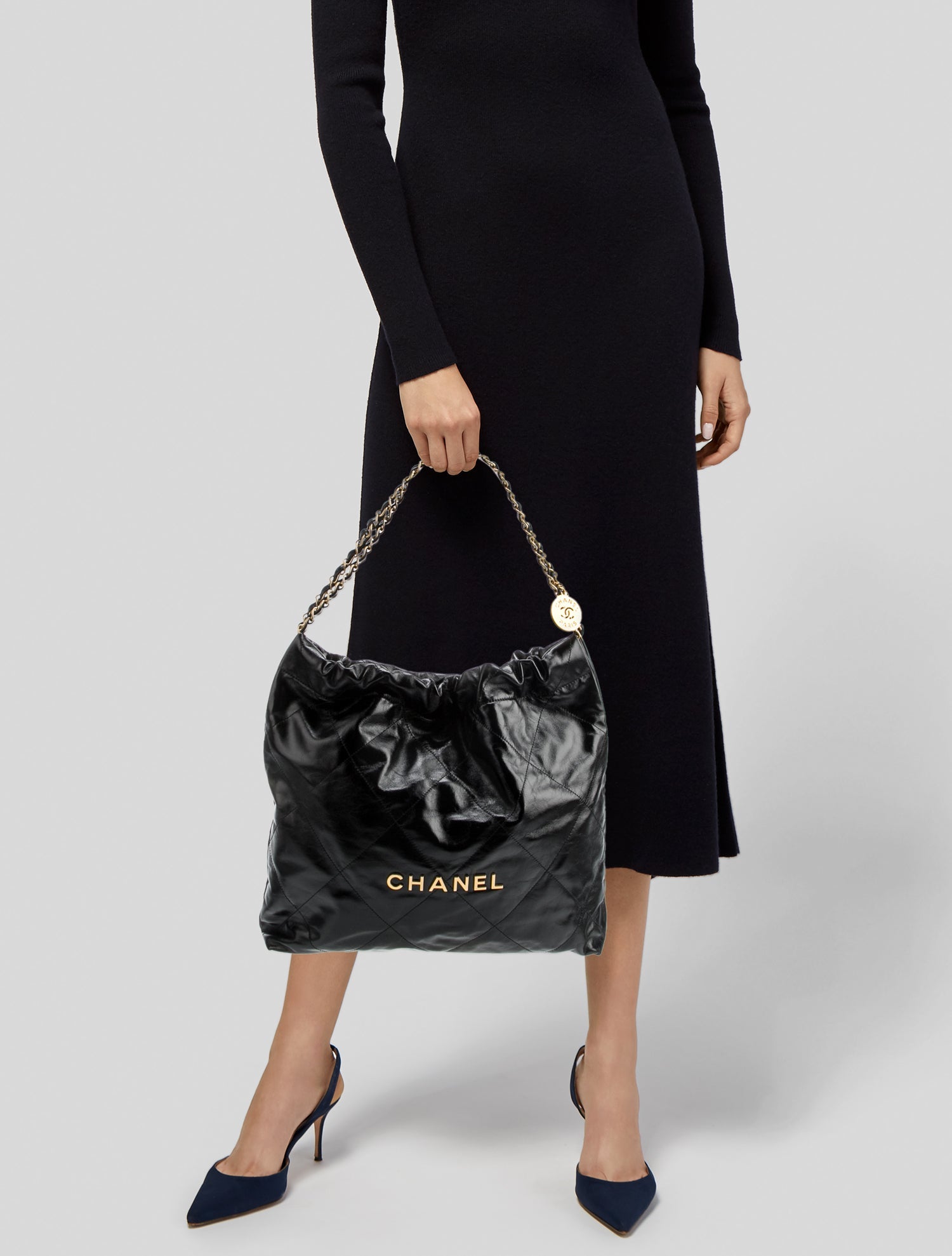 Chanel Quilted 22 Hobo