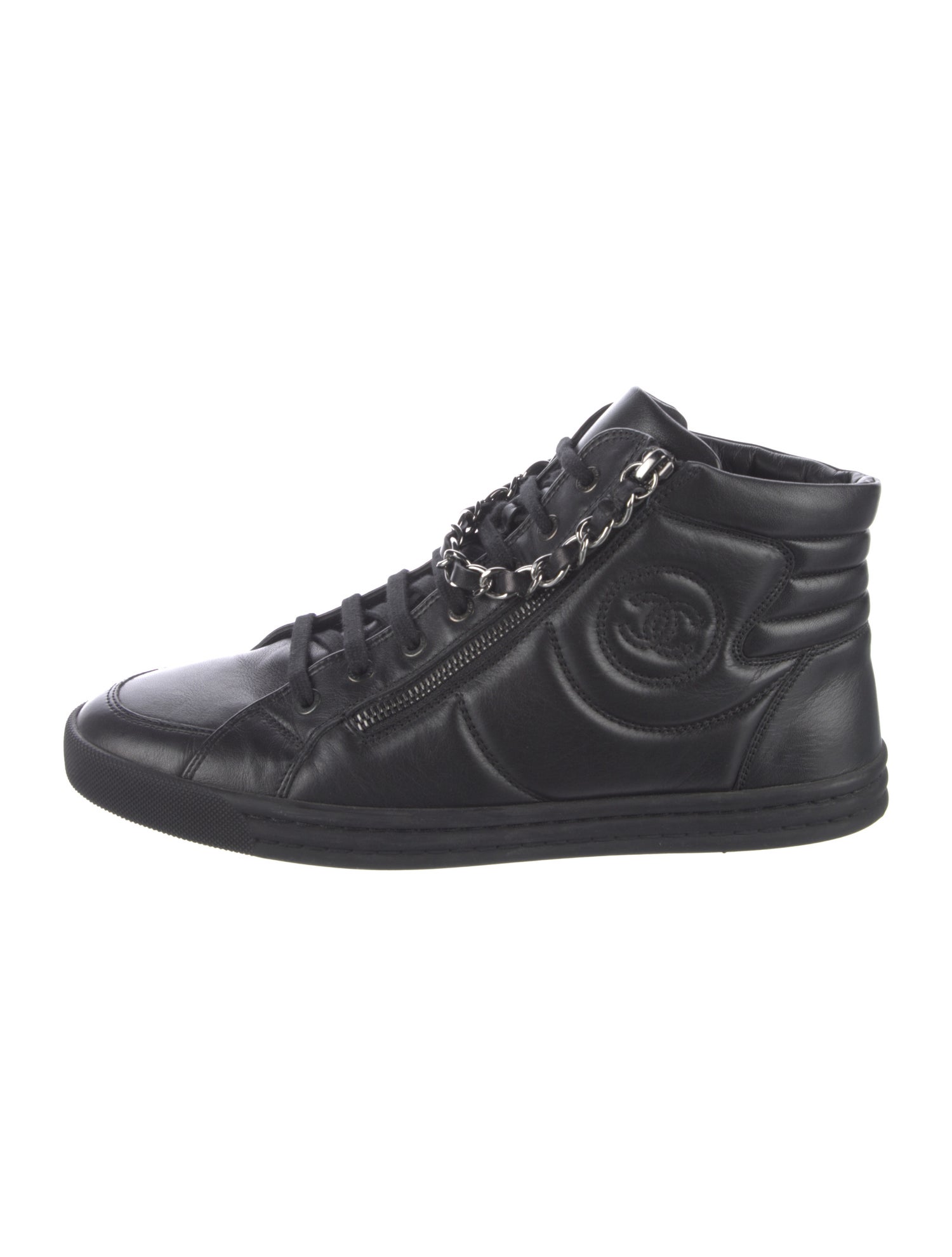 Chanel 2015 Interlocking CC Logo Sneakers