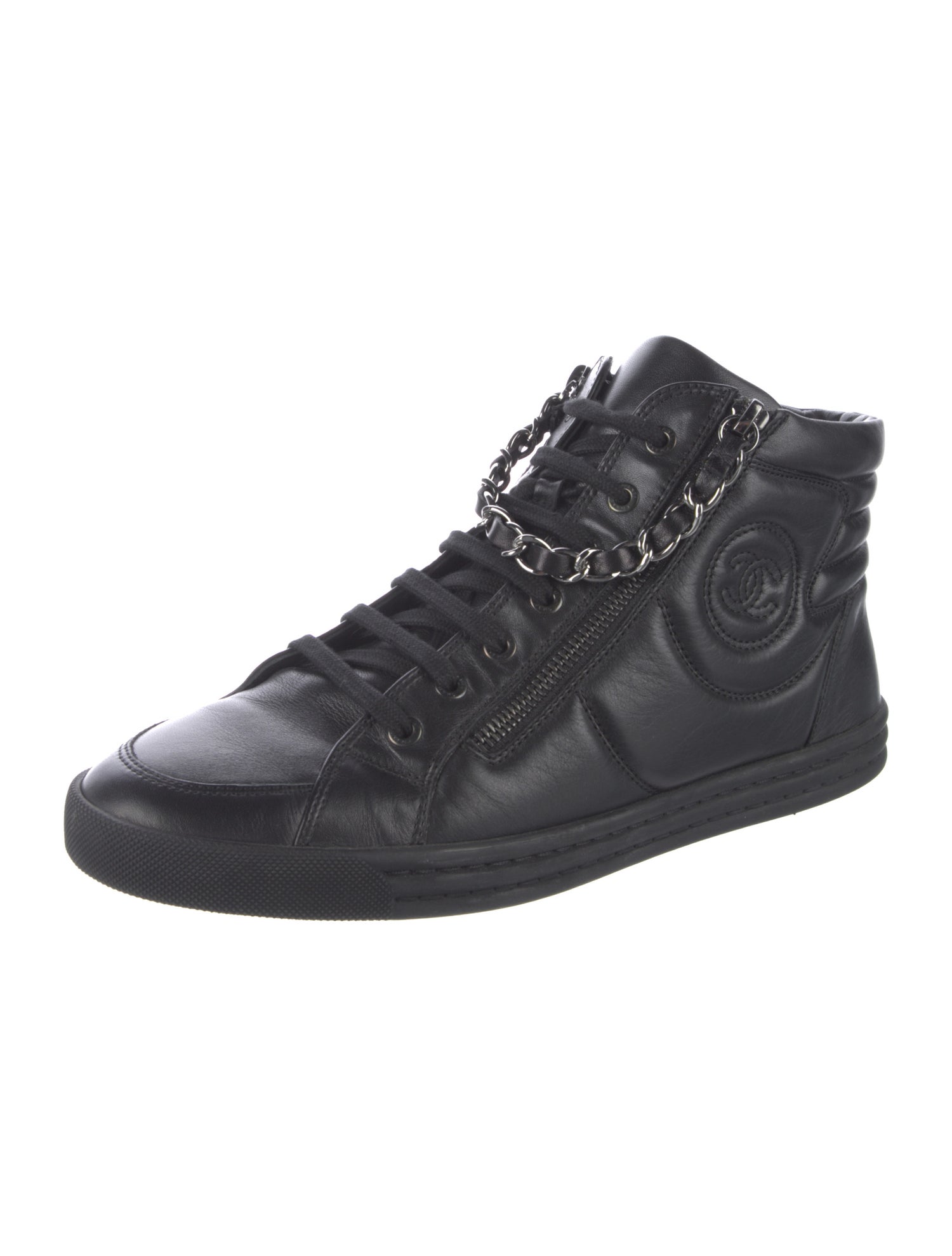 Chanel 2015 Interlocking CC Logo Sneakers
