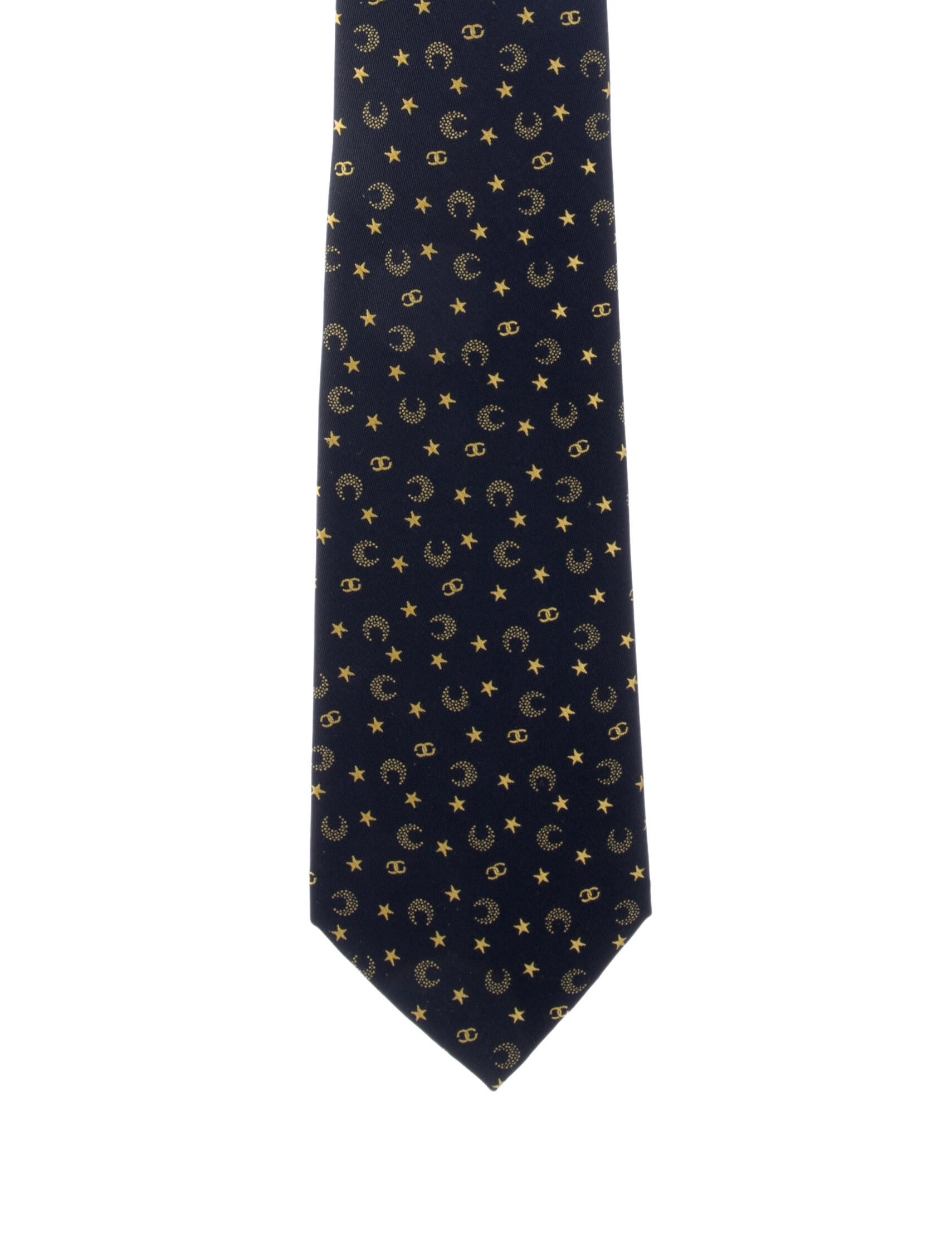 Chanel Silk CC Tie