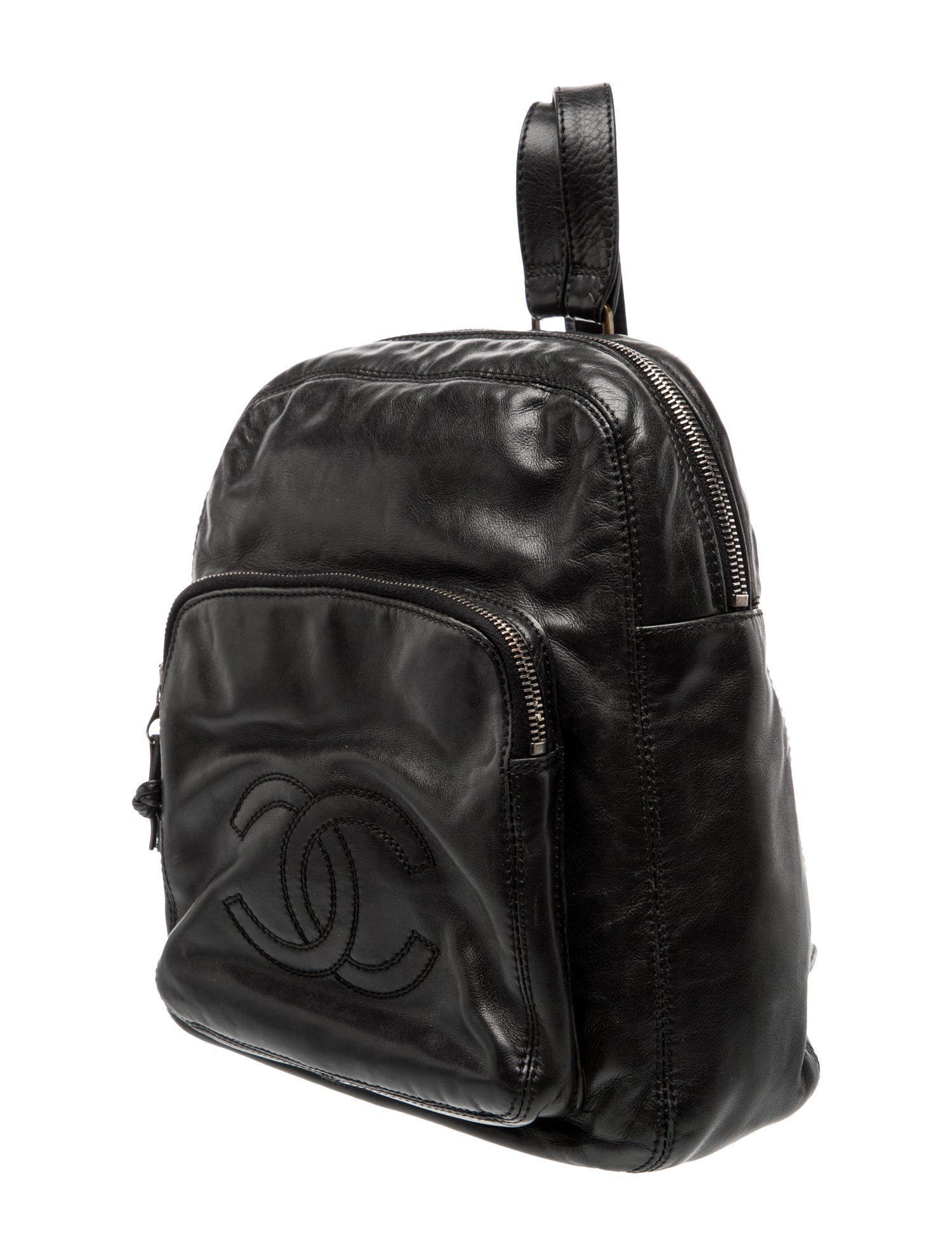 Chanel CC Leather Backpack