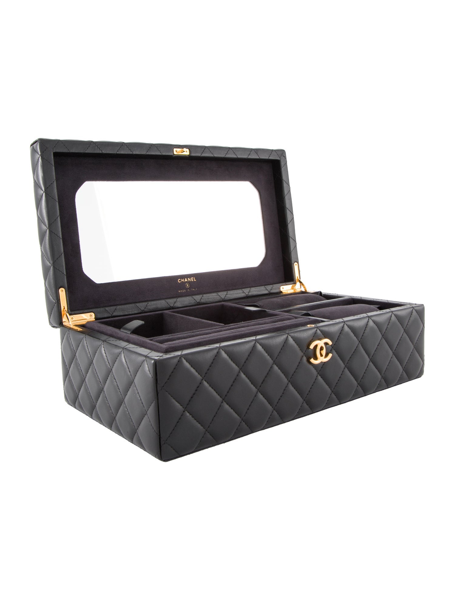 Chanel Quilted Lambskin Jewelry Box