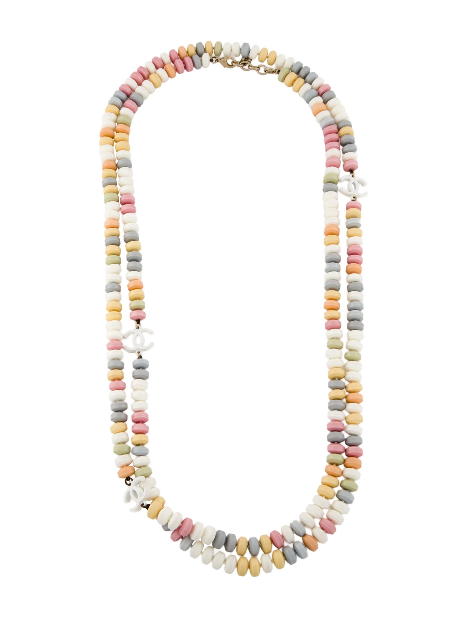Chanel Supermarket Candy Sweetie CC Station Necklace