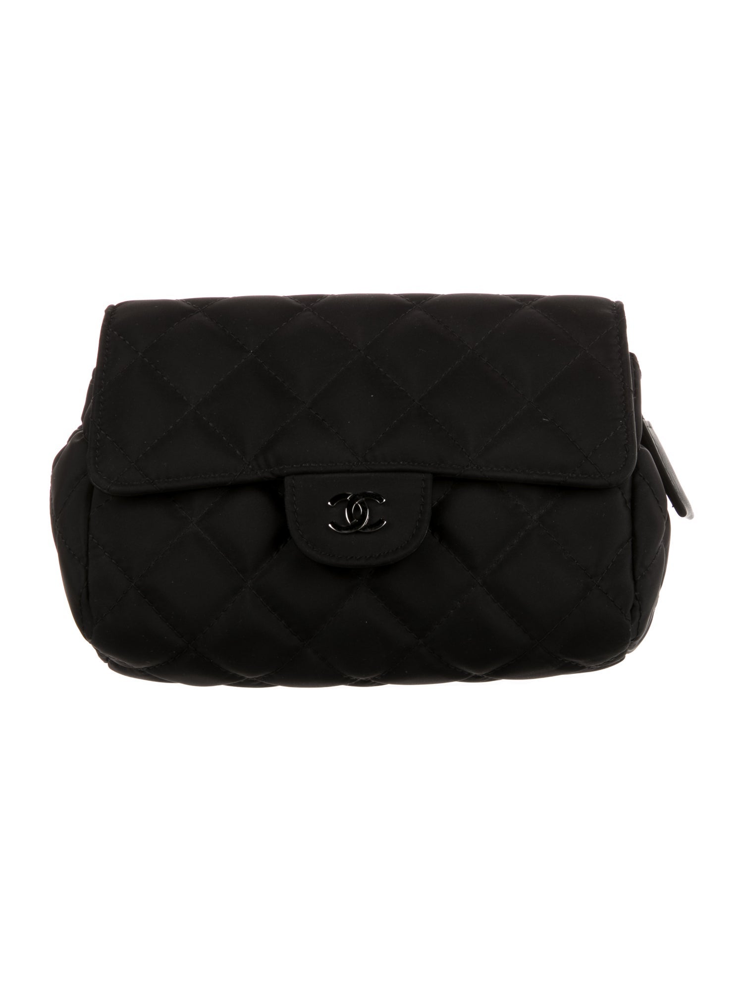 Chanel CC Quilted Flap Cosmetic Bag