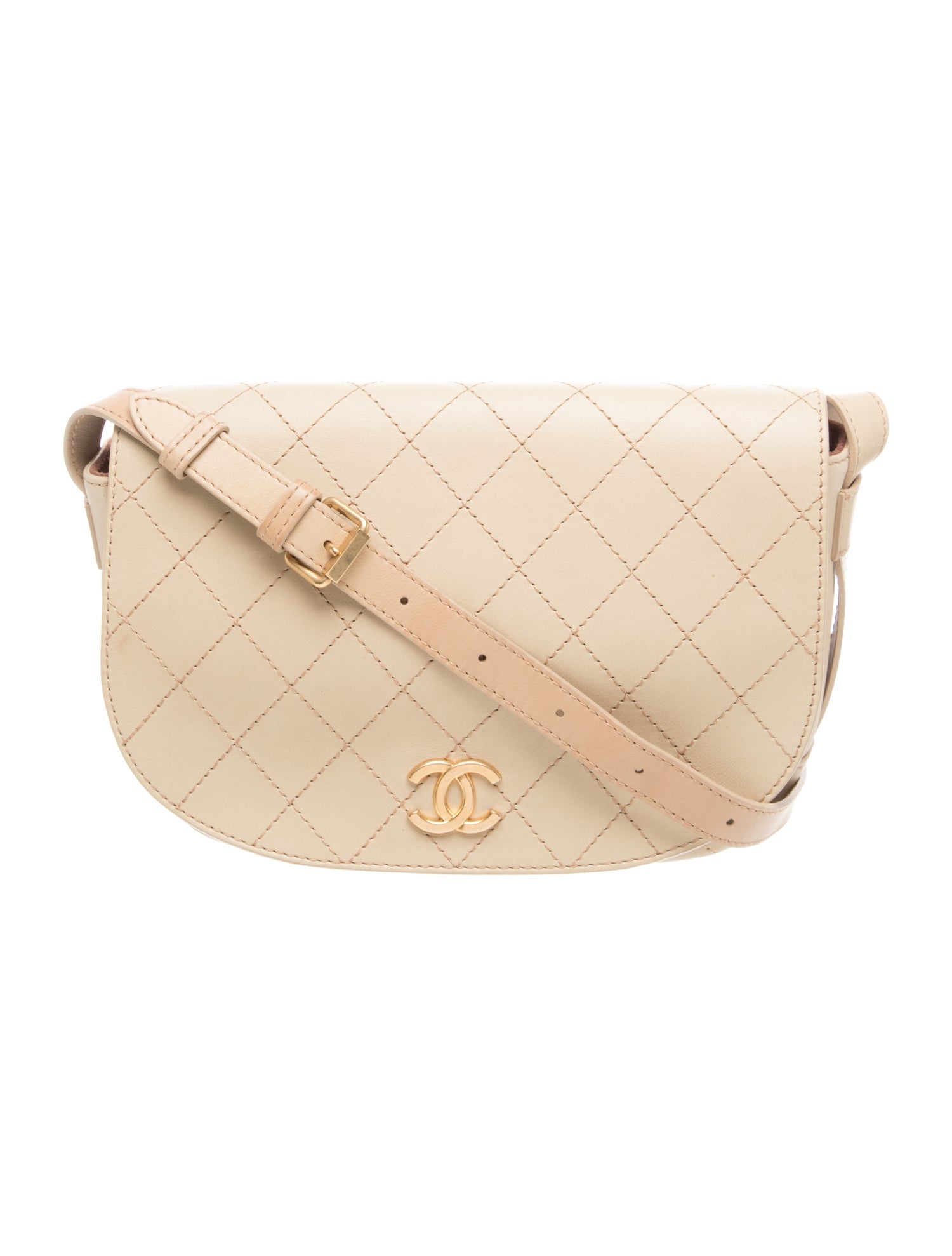 Chanel Quilted Saddle Messenger Bag