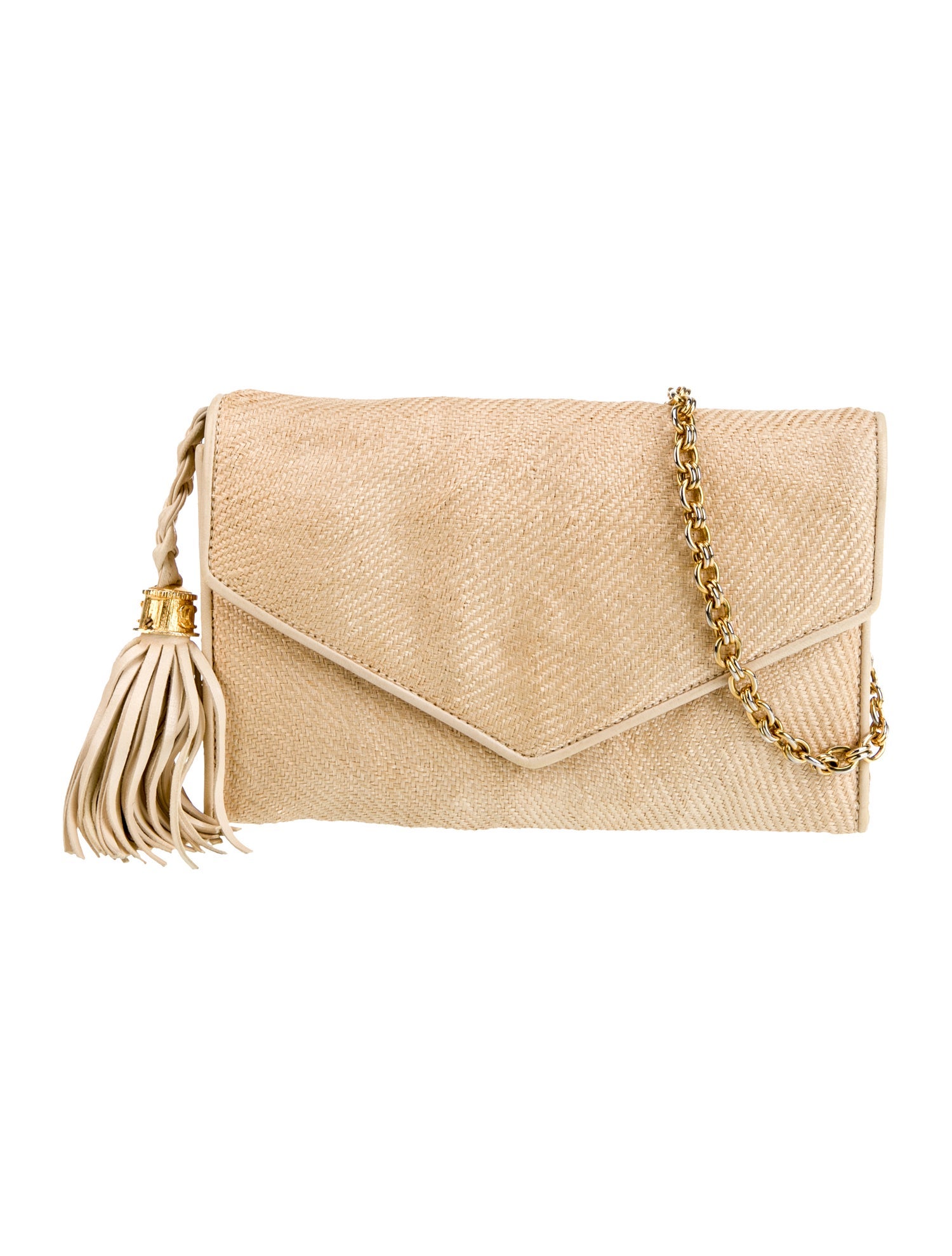 Chanel Raffia CC Tassel Flap Bag
