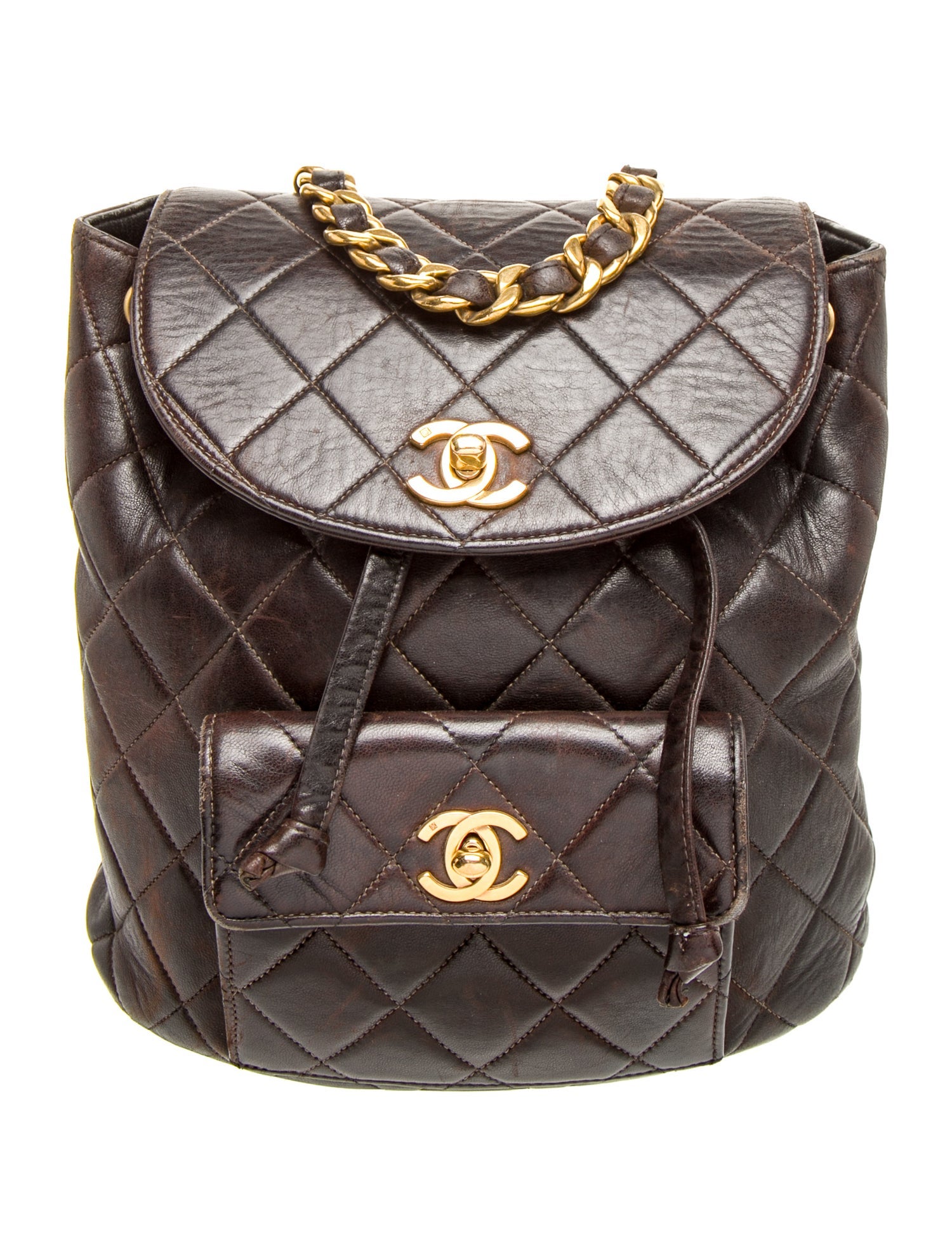 Chanel Lambskin Quilted Backpack
