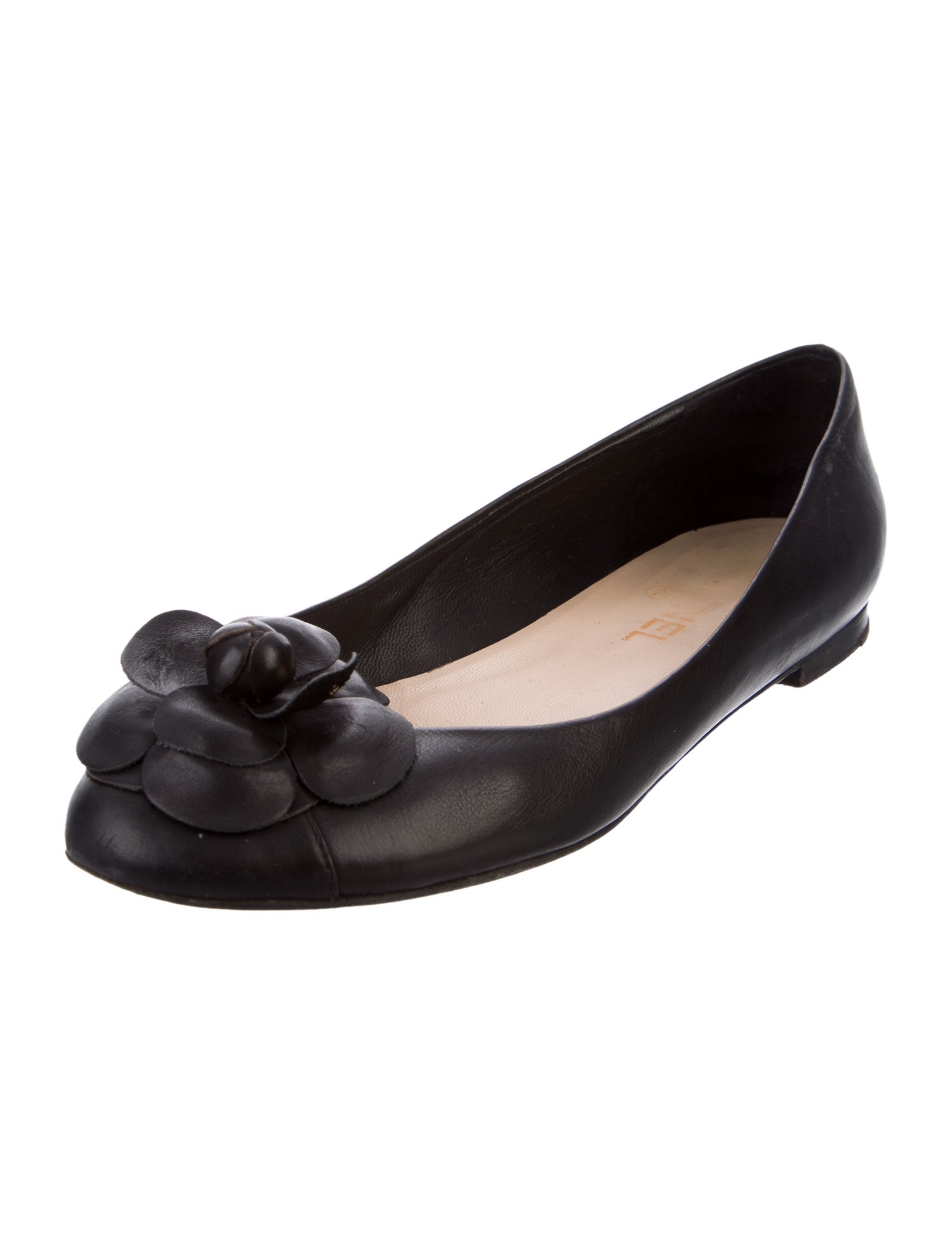 Chanel Vintage Interlocking CC Logo Flats