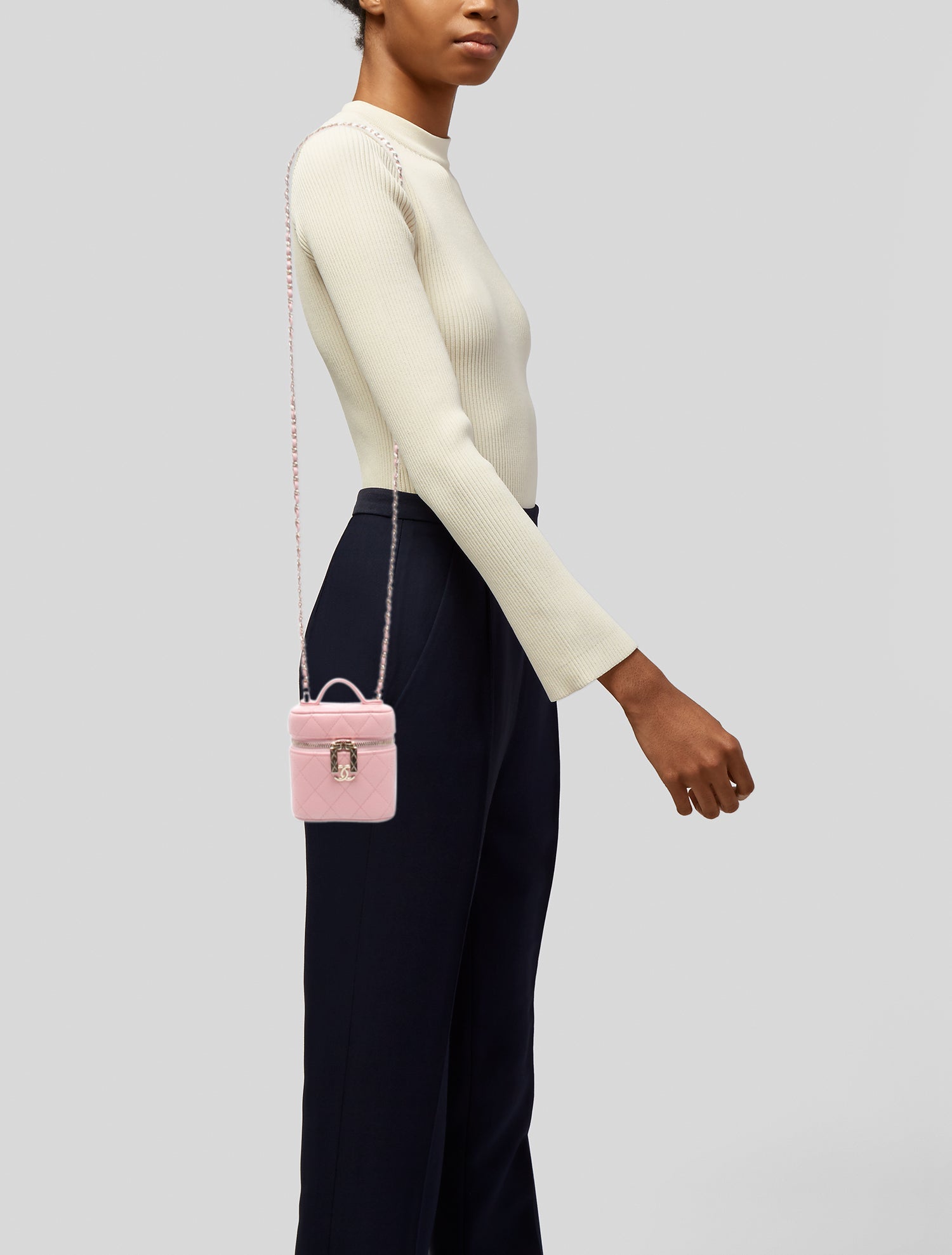 Chanel Mini Handle With Care Vanity Case w/ Tags w/Tags