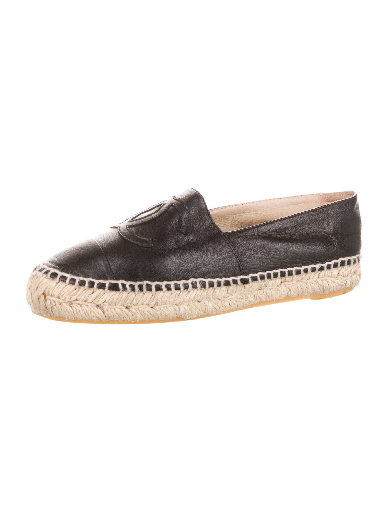 Chanel 2014 Interlocking CC Logo Espadrilles